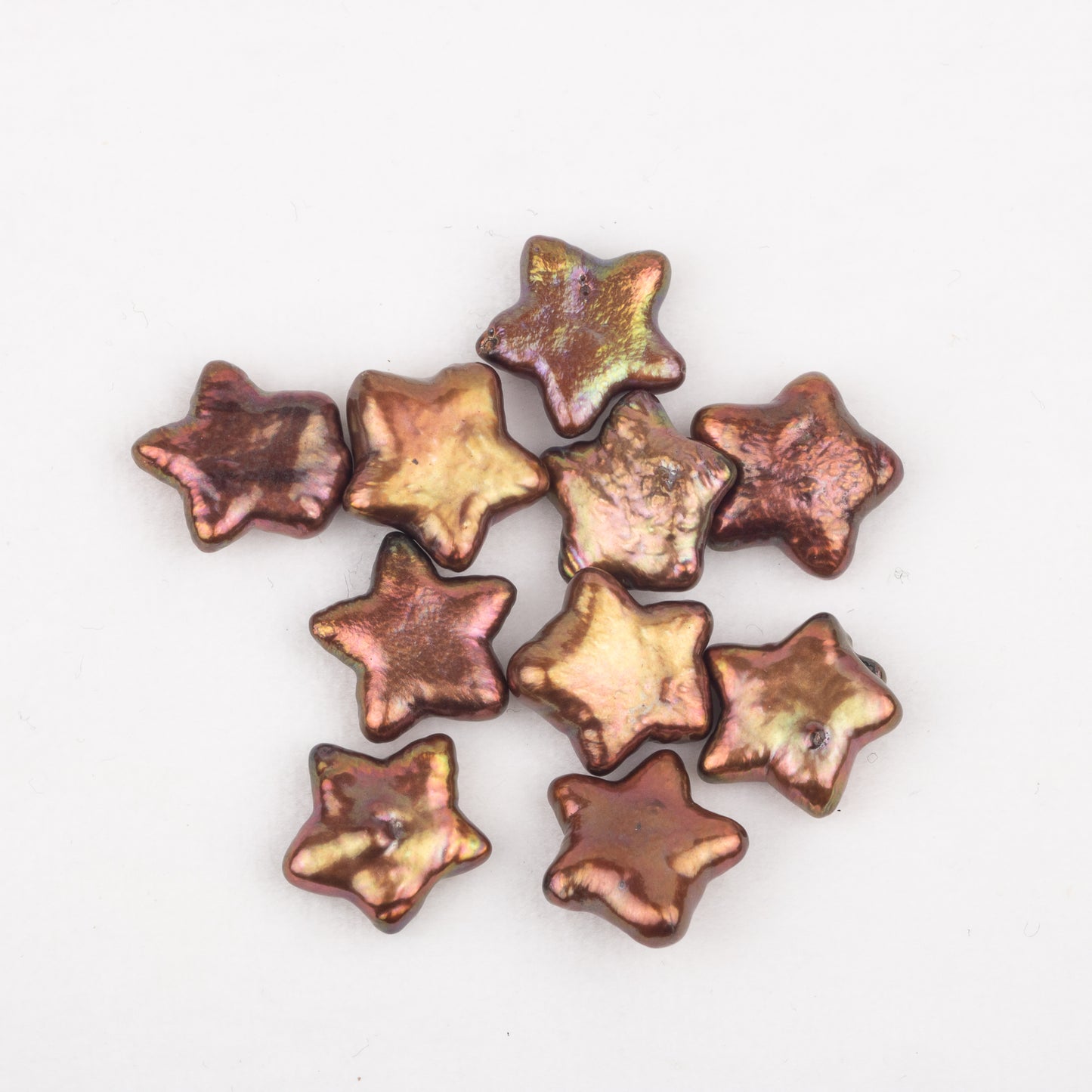 Wholesale 10colors 8-11mm loose freshwater star shape baroque pearl no hole for pearl party