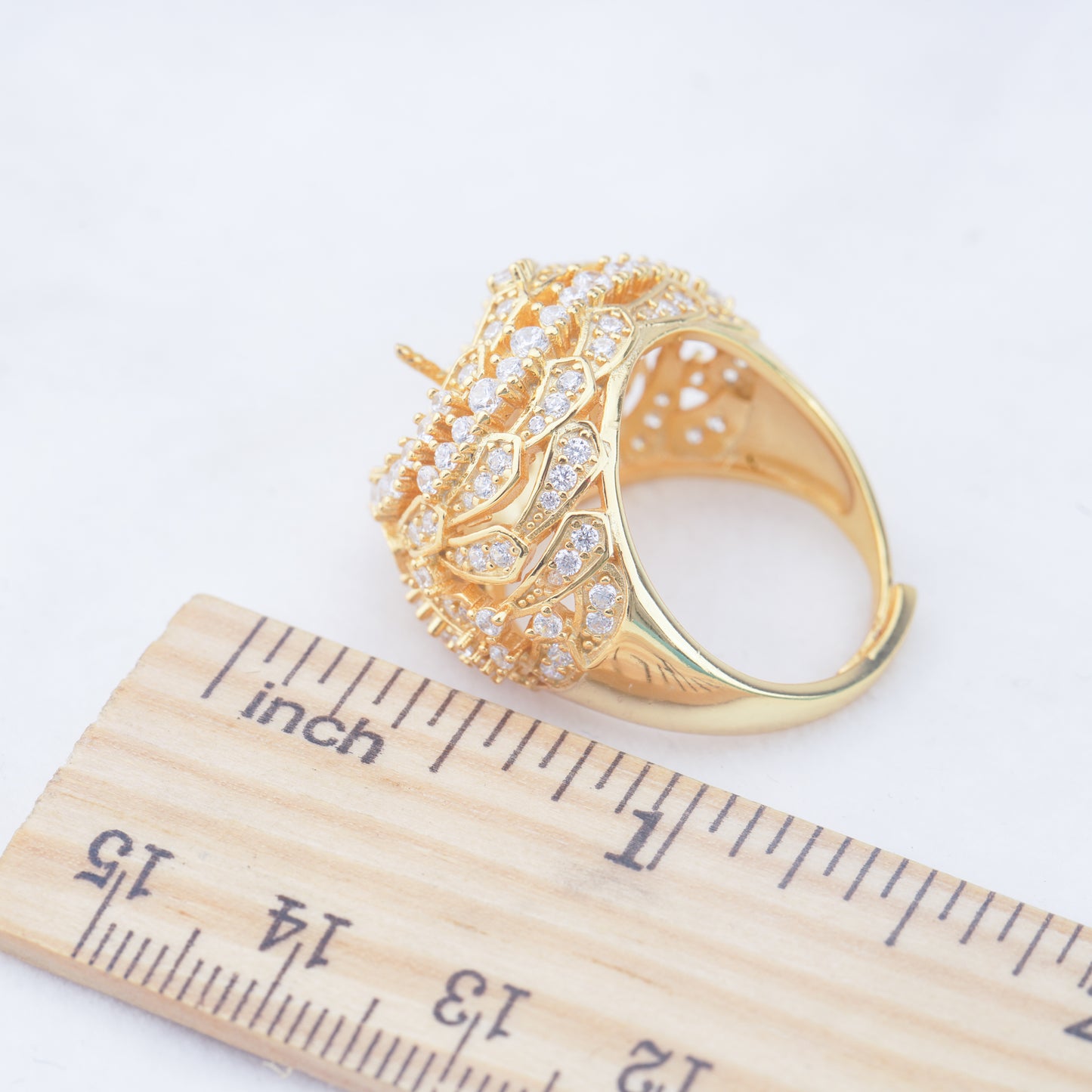 re010958 DIY 9-11mm Natural Freshwater pearl Ring accessory 925 sterling silver Adjustable size engagement ring for women