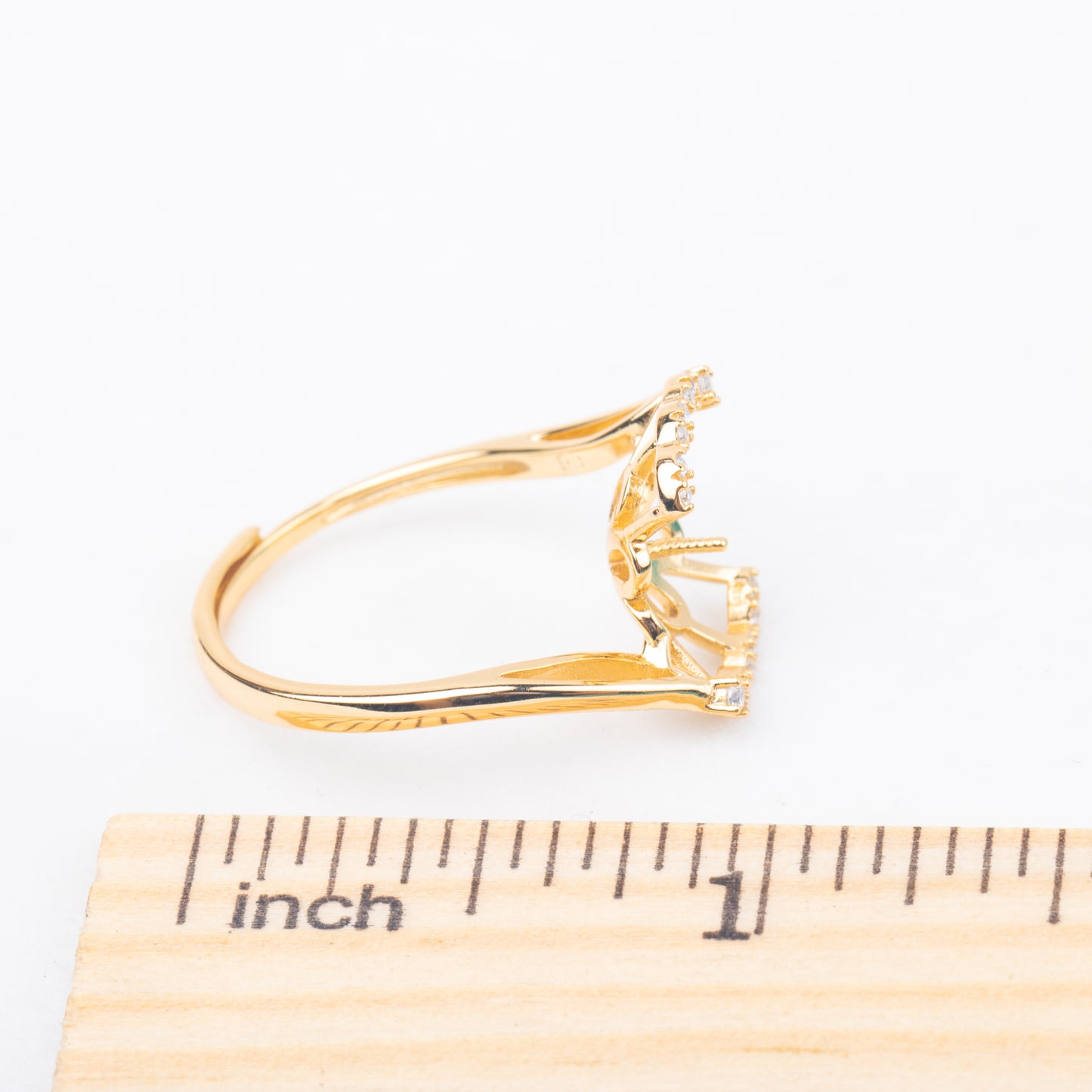 re010859DIY 9-11mm Natural Freshwater pearl Ring accessory 925 sterling silver Adjustable size engagement ring for women