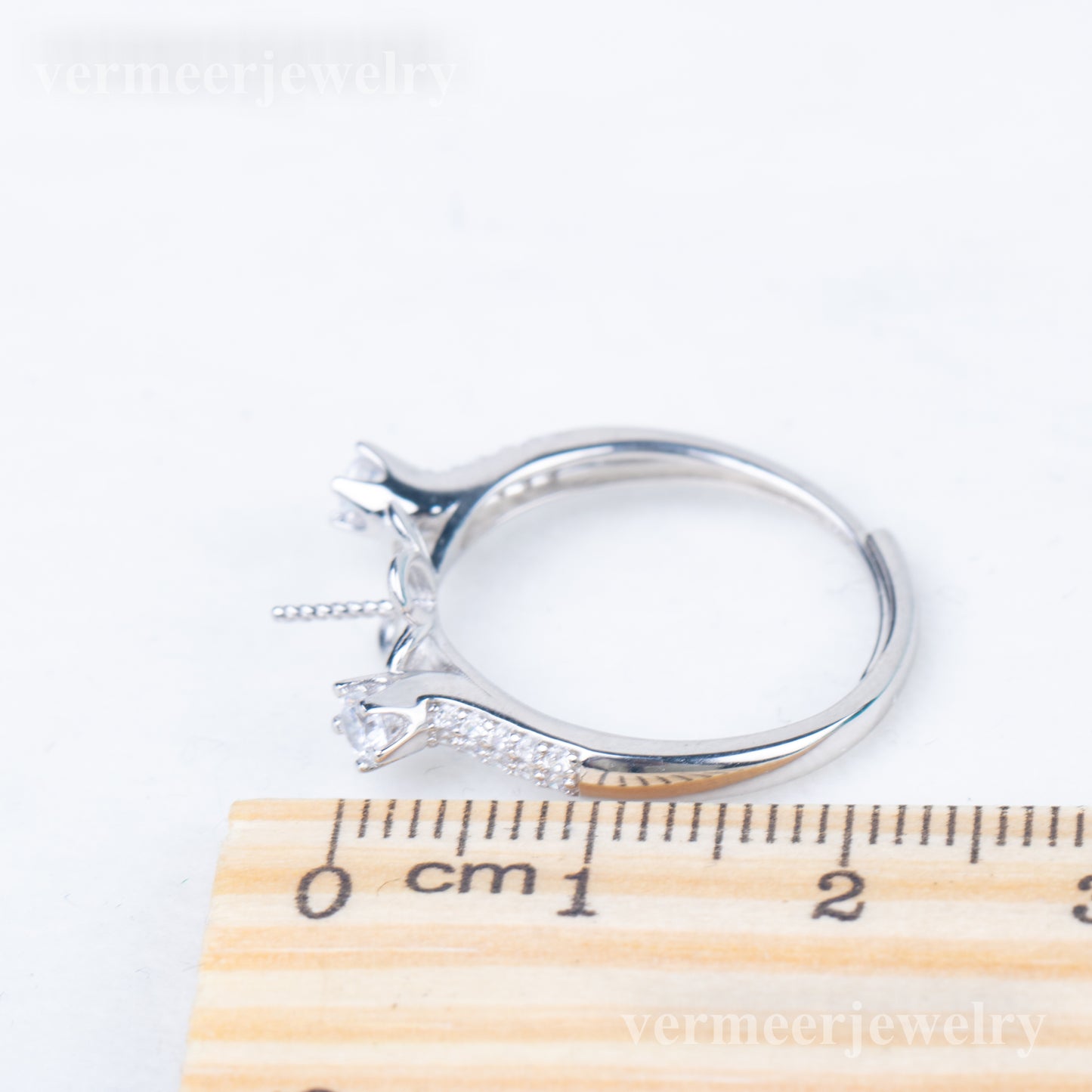 re010844DIY 9-11mm Natural Freshwater pearl Ring accessory 925 sterling silver Adjustable size engagement jewelry ring for women