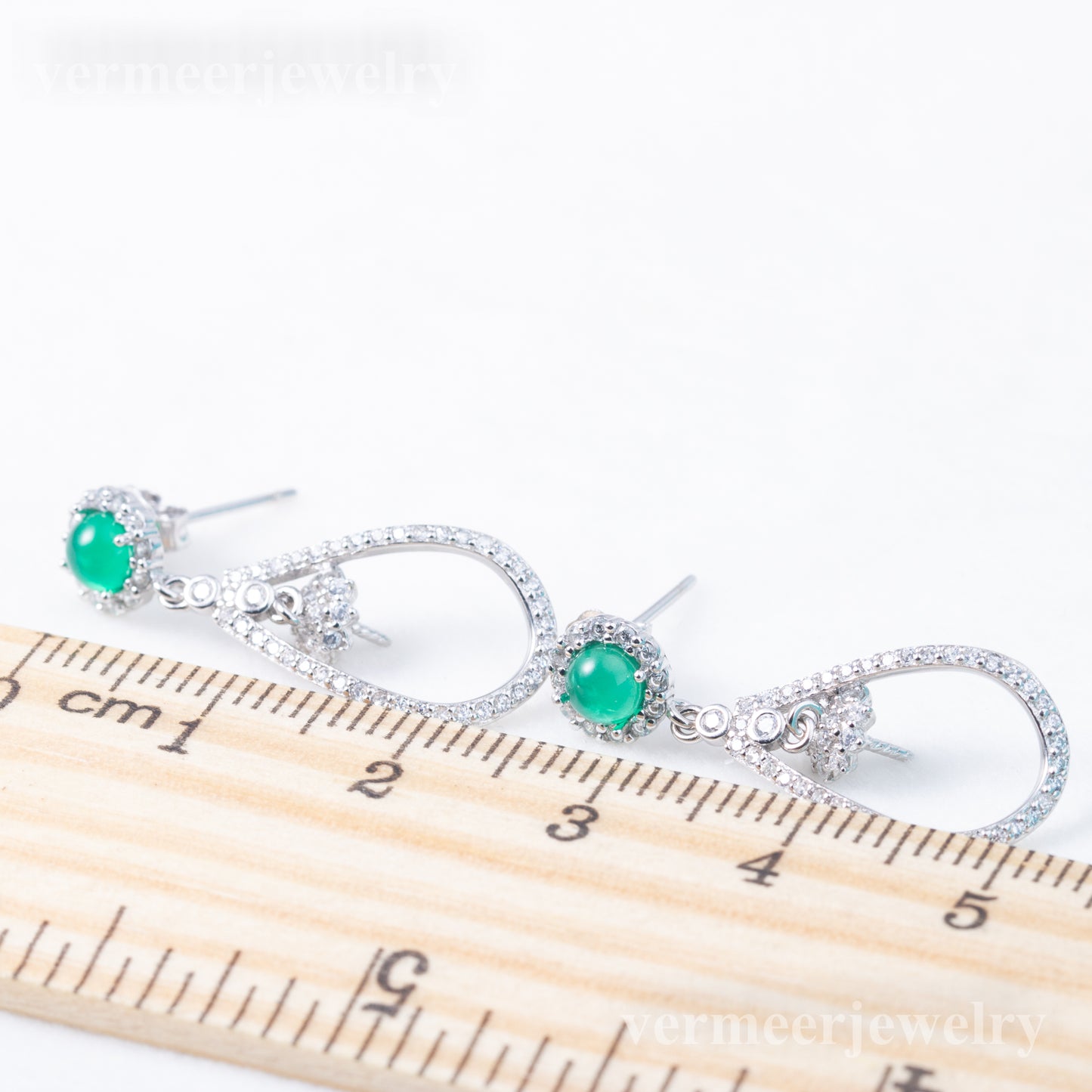 e010842 S925 pearl earring 925 sterling silver DIY 7-8mm Natural Freshwater pearl stud earring for women