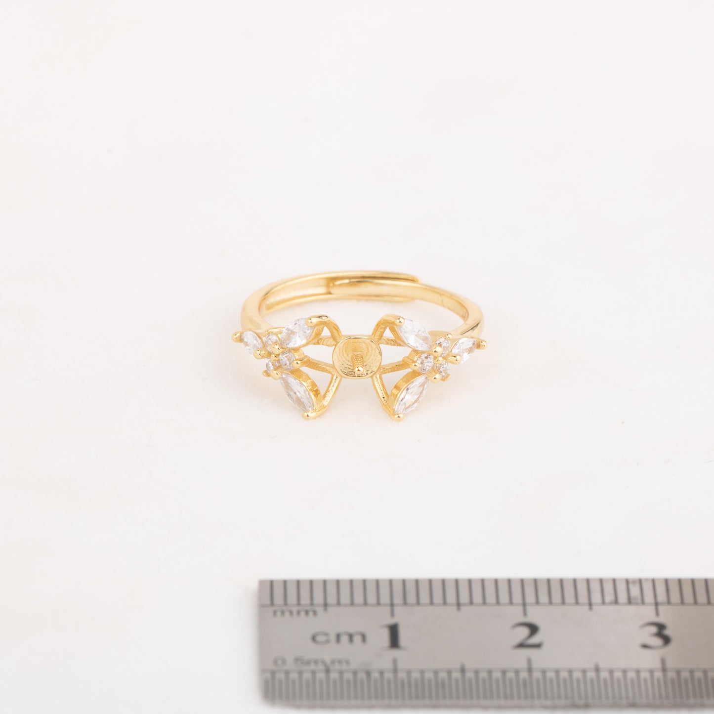 re010664 DIY 9-11mm Natural Freshwater pearl Ring accessory 925 sterling silver Adjustable size engagement ring for women