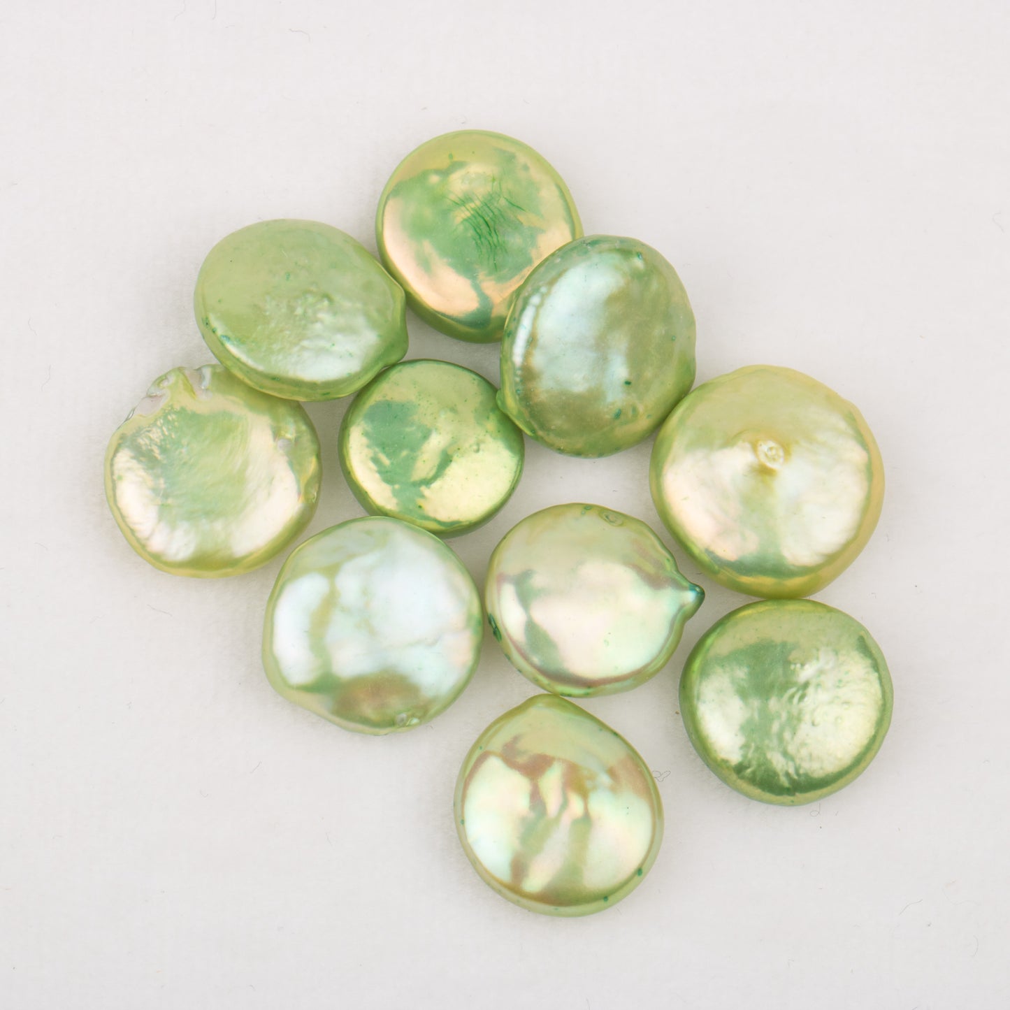 Wholesale 10colors 8-11mm loose freshwater coin shape baroque pearl no hole for pearl party