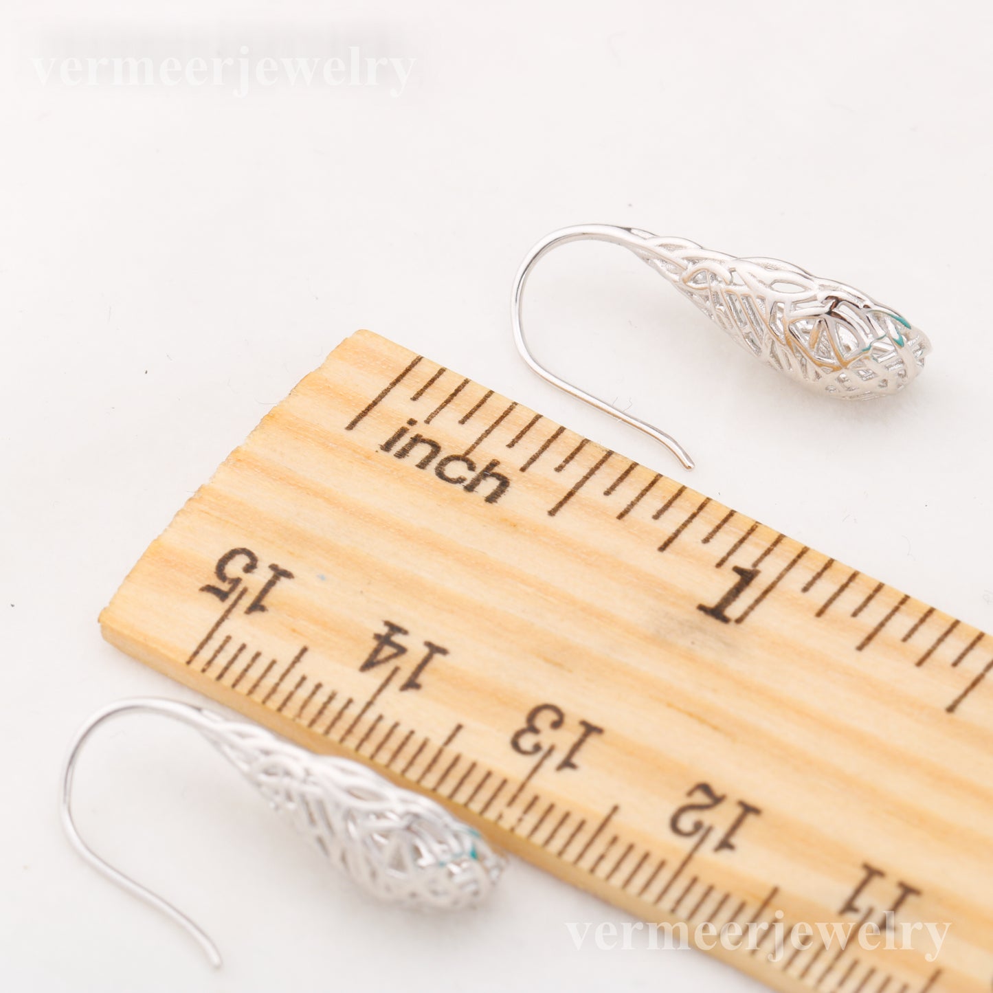 e010850 S925 pearl earring 925 sterling silver DIY 7-8mm Natural Freshwater pearl stud earring for women