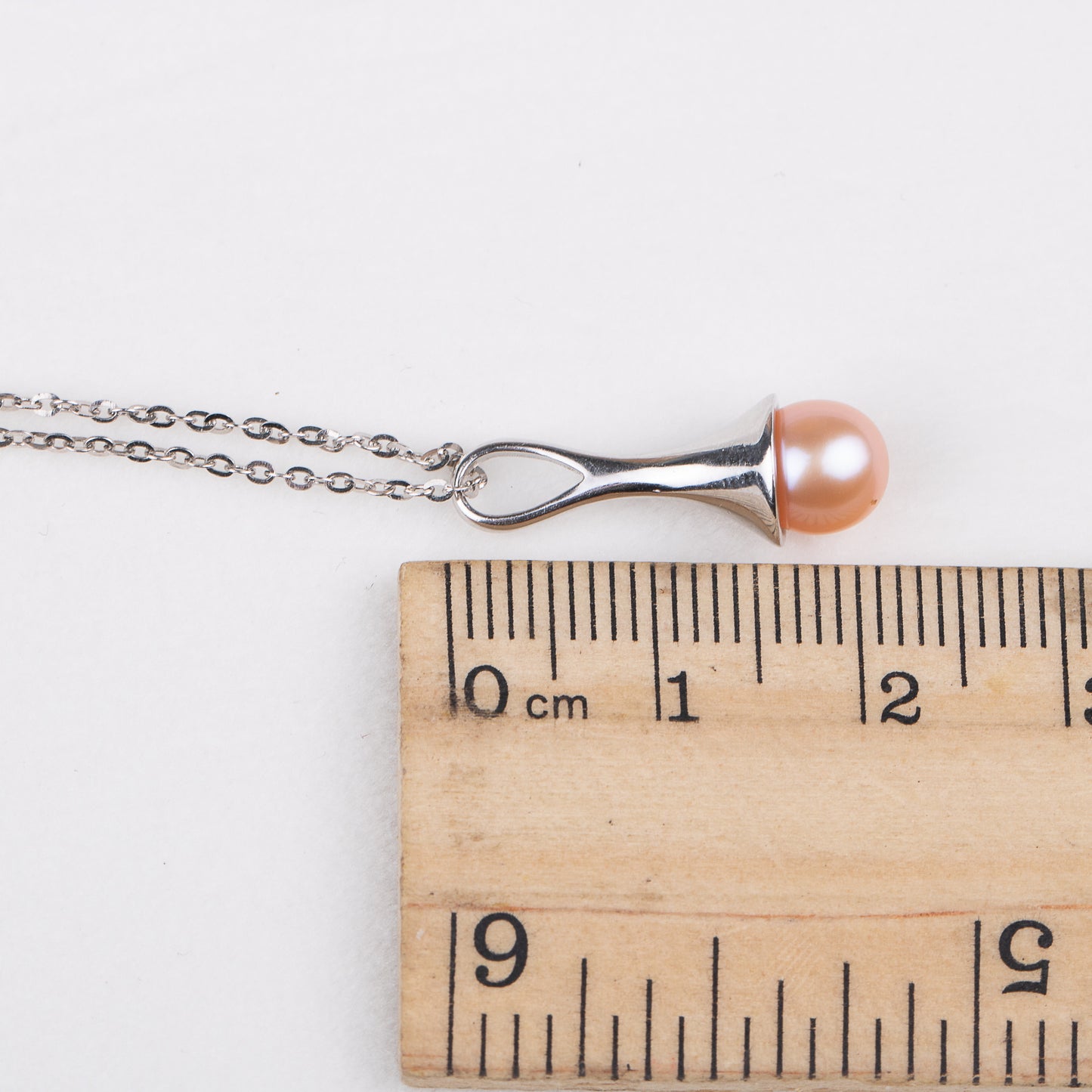 P030554 DIY 7-11mm Natural Freshwater pearl pendant accessory 925 sterling silver engagement jewelry necklace for women