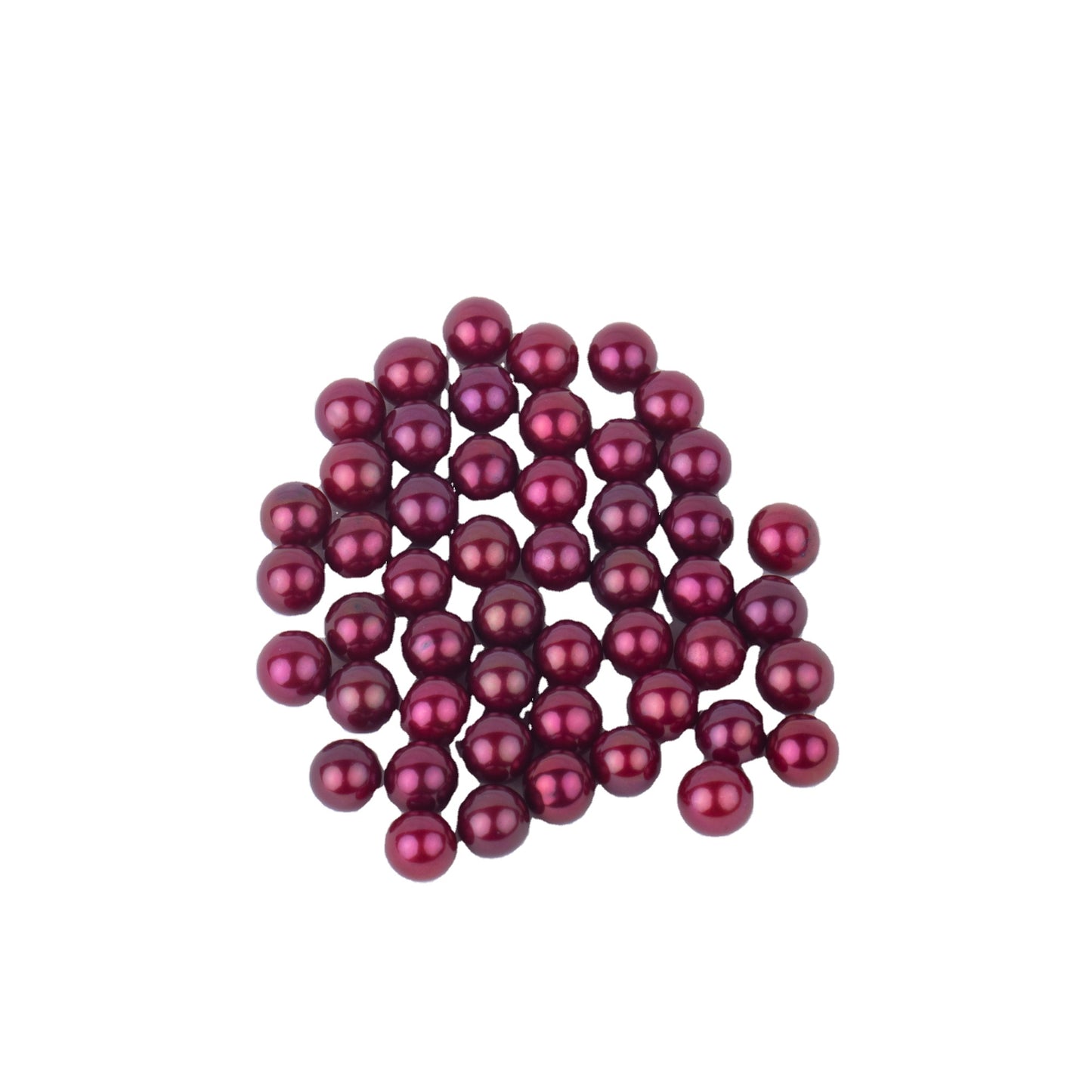 Wholesale 15colors 6-8mm AAAA+ grade loose freshwater pearl round shape no hole bead for pearl party
