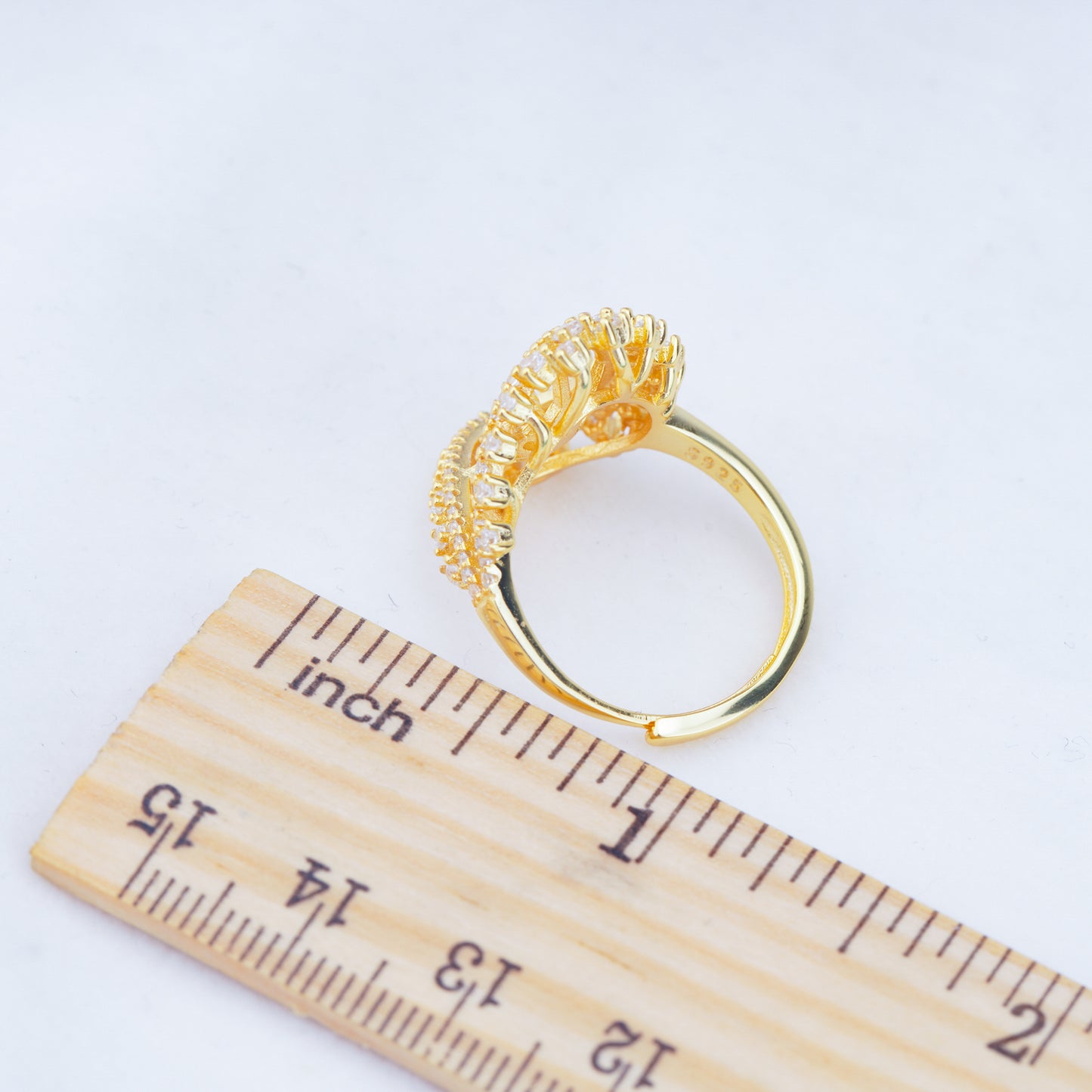 re010928 DIY 9-11mm Natural Freshwater pearl Ring accessory 925 sterling silver Adjustable size engagement ring for women