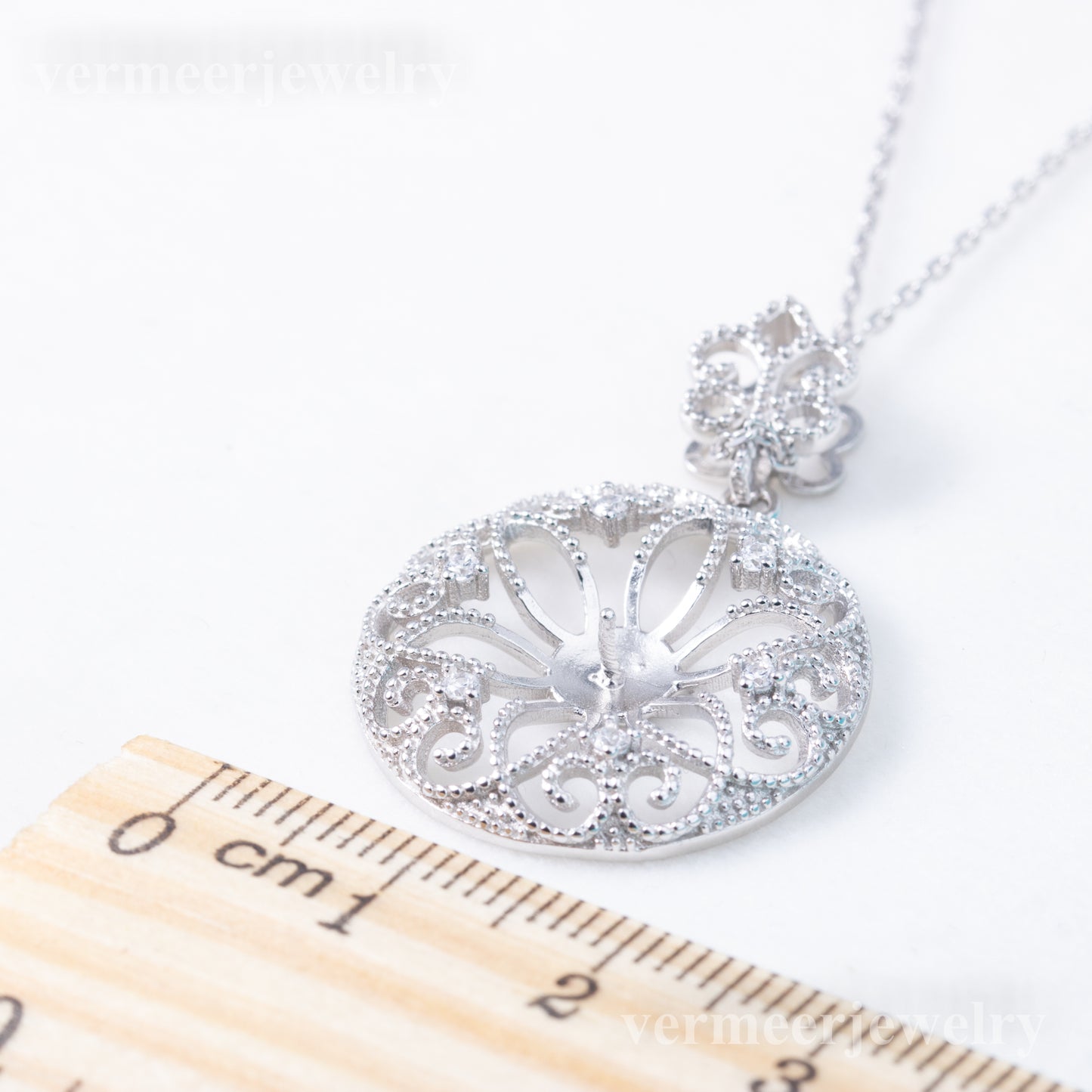 Pe010997 DIY 9-12mm Natural Freshwater pearl pendant accessory 925 sterling silver engagement jewelry necklace for women