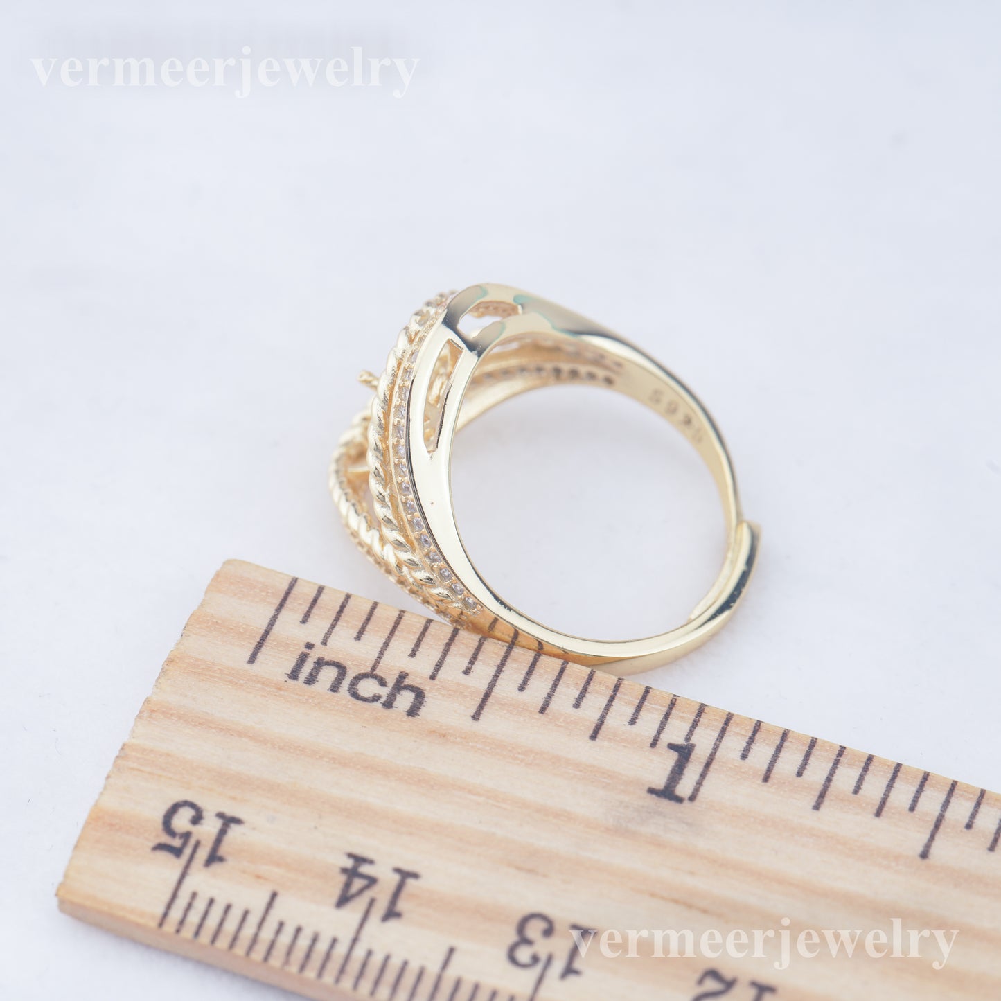 re010954 DIY 9-11mm Natural Freshwater pearl Ring accessory 925 sterling silver Adjustable size engagement ring for women