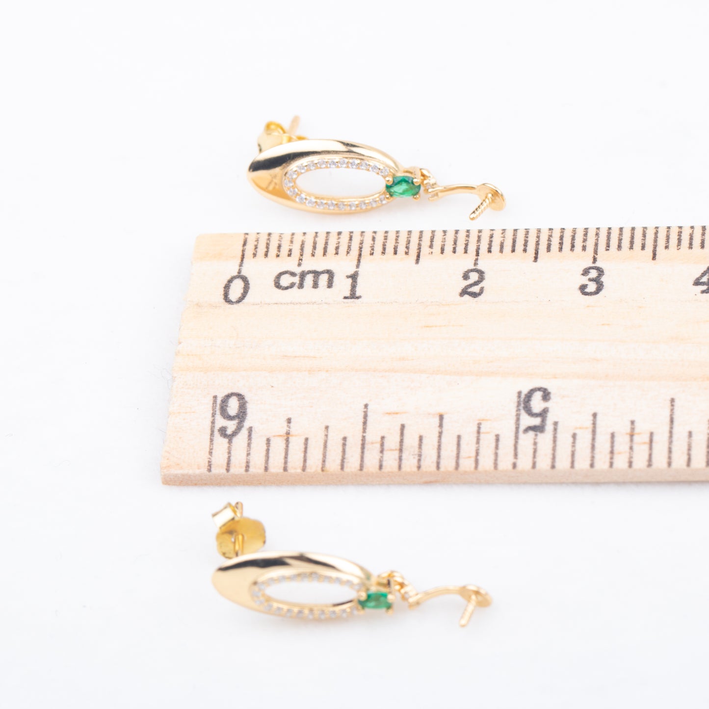 e010778 S925 pearl earring 925 sterling silver DIY 7-8mm Natural Freshwater pearl stud earring for women