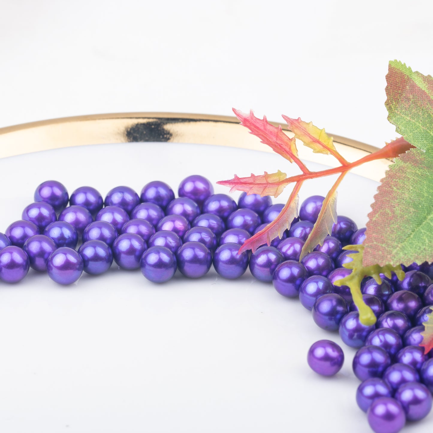 Wholesale 6-8mm AAAA grade loose freshwater pearl round shape no hole bead for pearl party