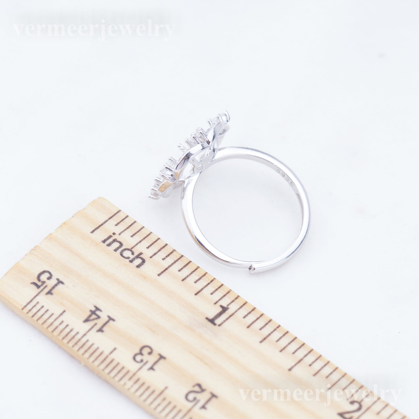 re010941 DIY 9-11mm Natural Freshwater pearl Ring accessory 925 sterling silver Adjustable size engagement ring for women
