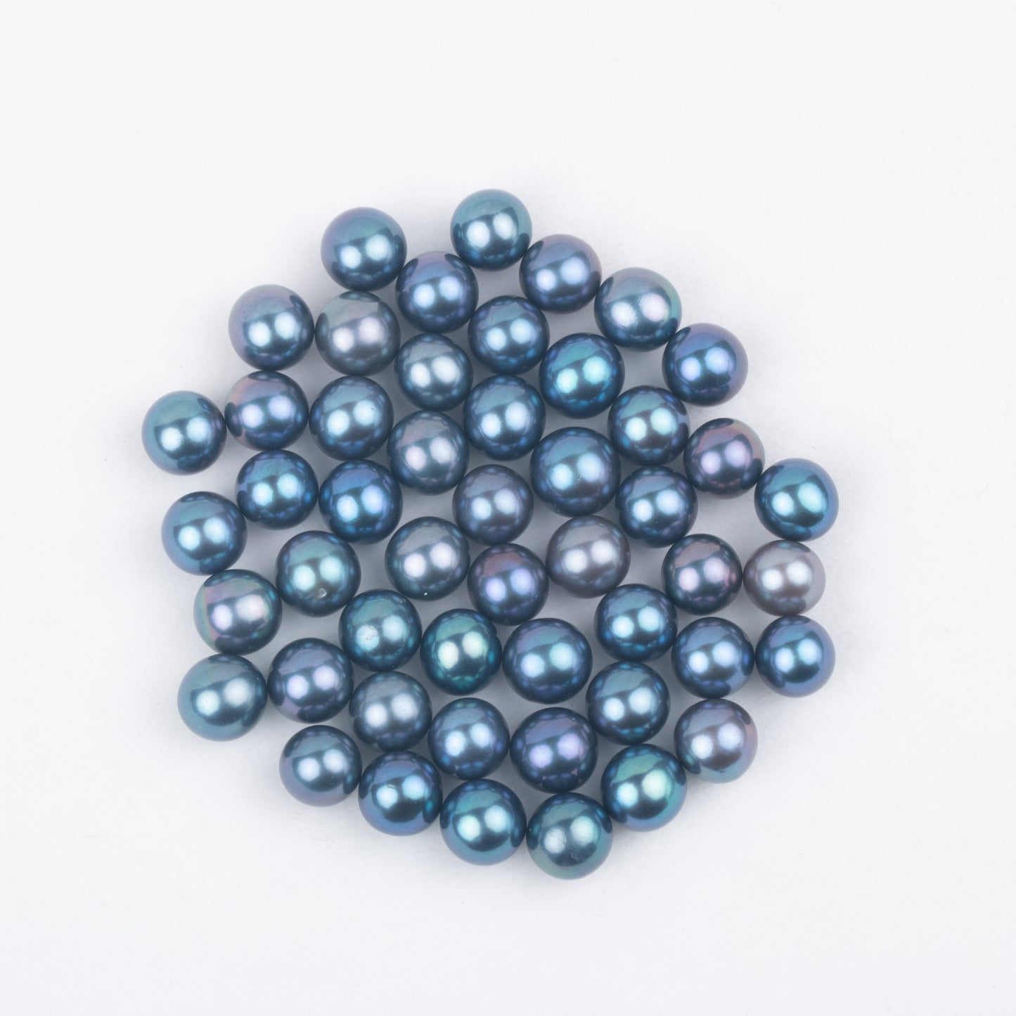 Wholesale 24colors 6-7mm AAAA+ grade loose freshwater pearl round shape no hole bead for pearl party