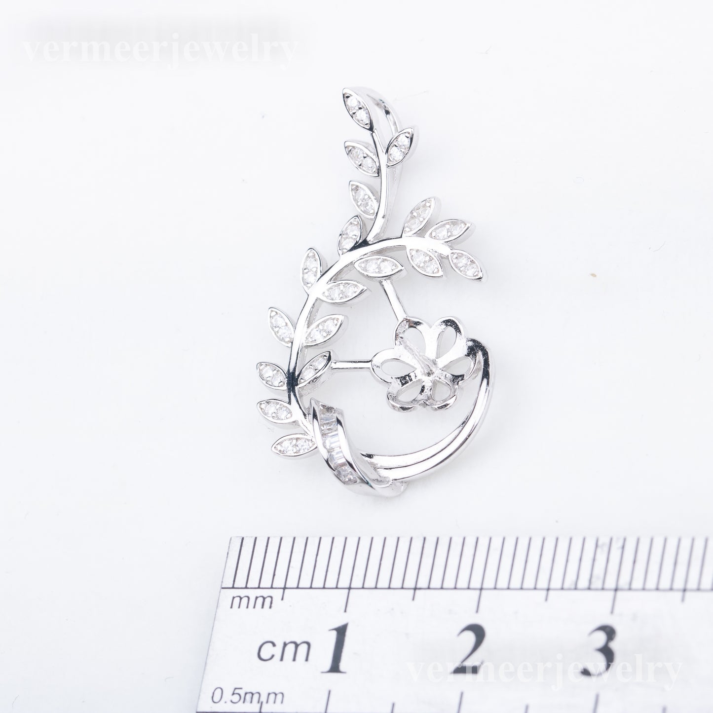 P010881 DIY 7-9mm Natural Freshwater pearl pendant accessory 925 sterling silver engagement jewelry necklace for women