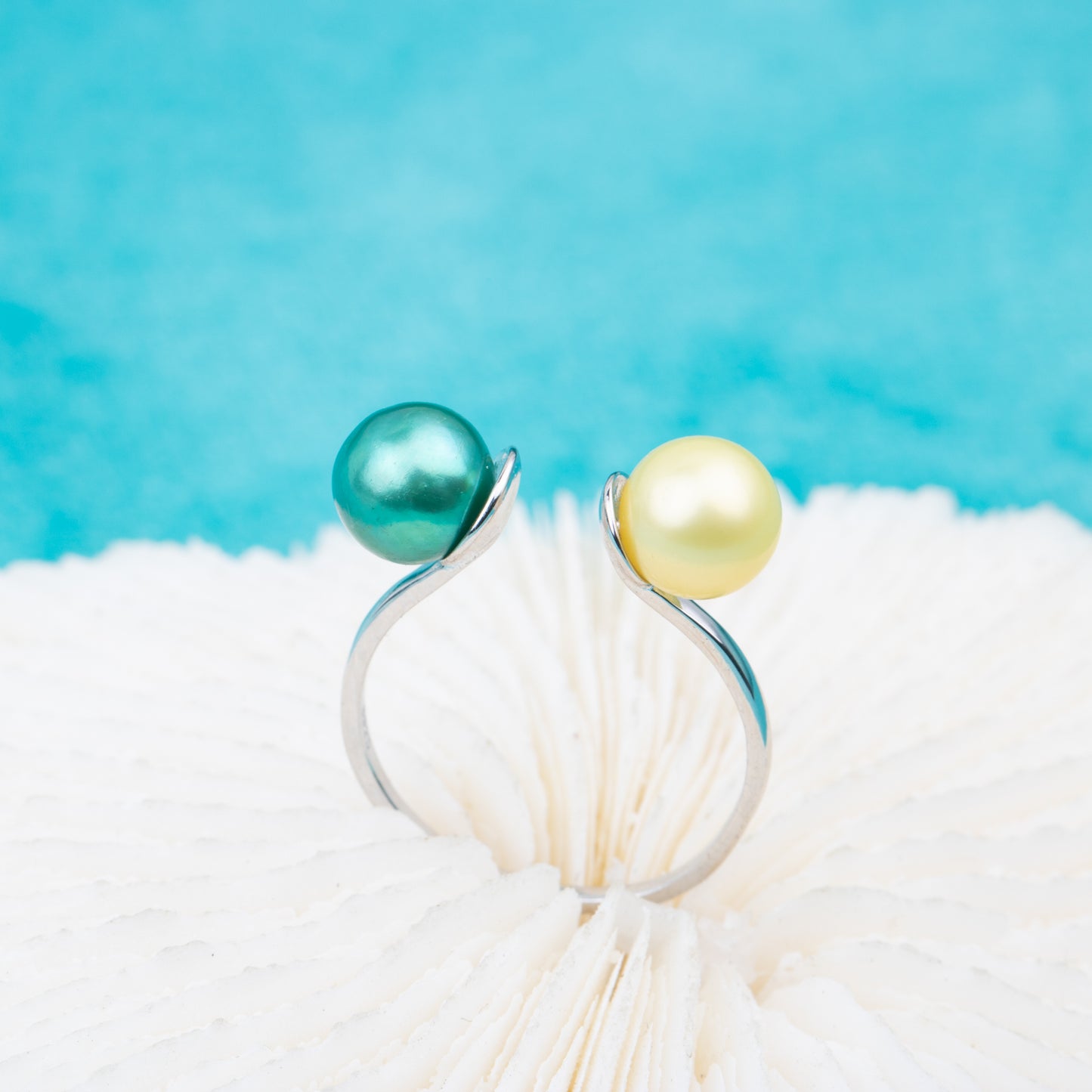 r010800 DIY 7-8mm Natural Freshwater pearl Ring accessory 925 sterling silver Adjustable size engagement jewelry ring for women