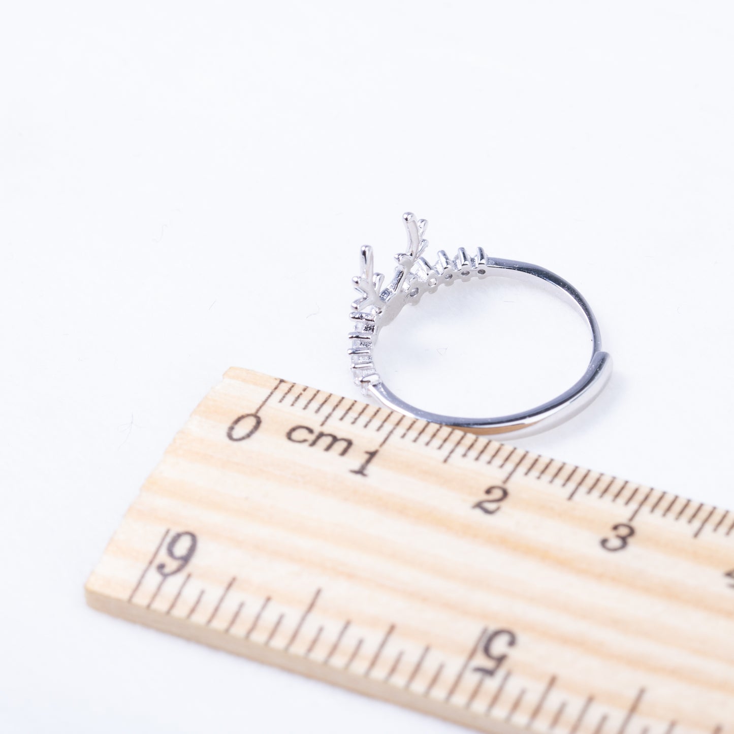 r010886 DIY4-5mm Natural Freshwater pearl Ring accessory 925 sterling silver Adjustable size engagement jewelry ring for women