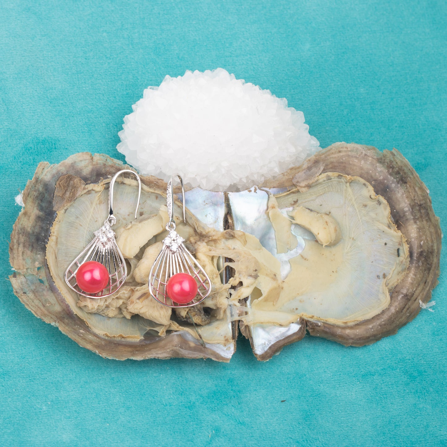 Love Wish Pearl Party Gift Vacuum-packed jewelry akoya Oyster fortune akoya oyster pearl ring in akoya oyster shell