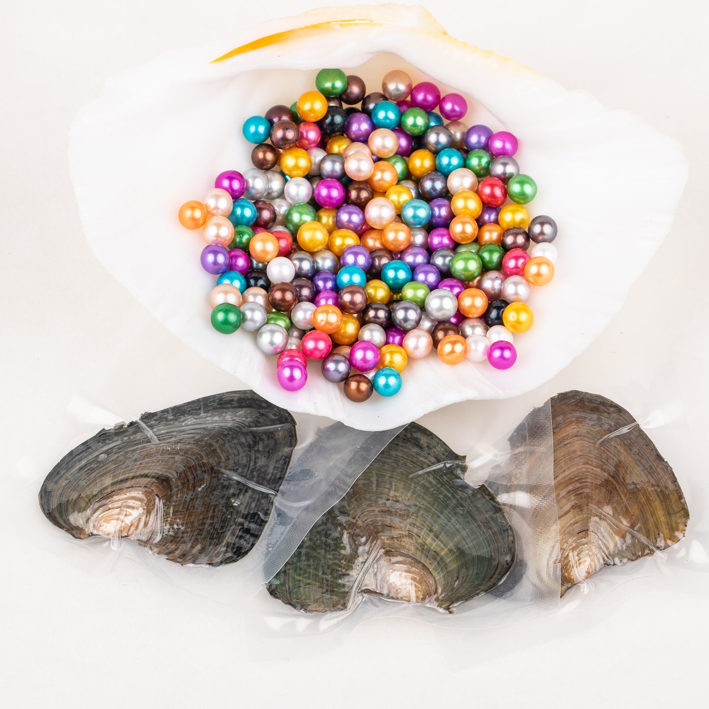 Freshwater Pearl Round Bead twin 6-8mm aaaa+ Freshwater Cultured Love Wish Pearl Oyster Mixed Colors Bead For Diy Jewelry Making