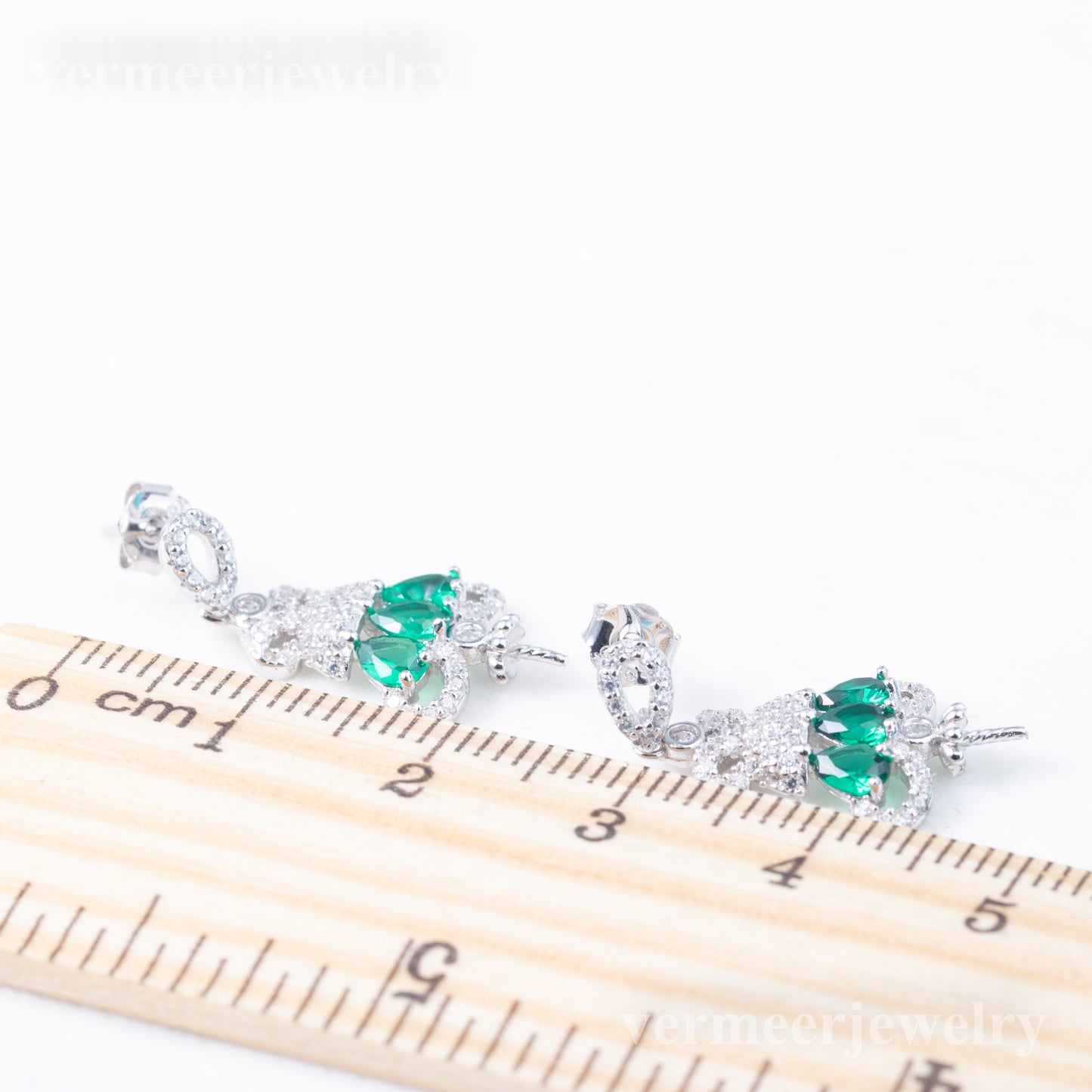 e010843 S925 pearl earring 925 sterling silver DIY 7-8mm Natural Freshwater pearl stud earring for women