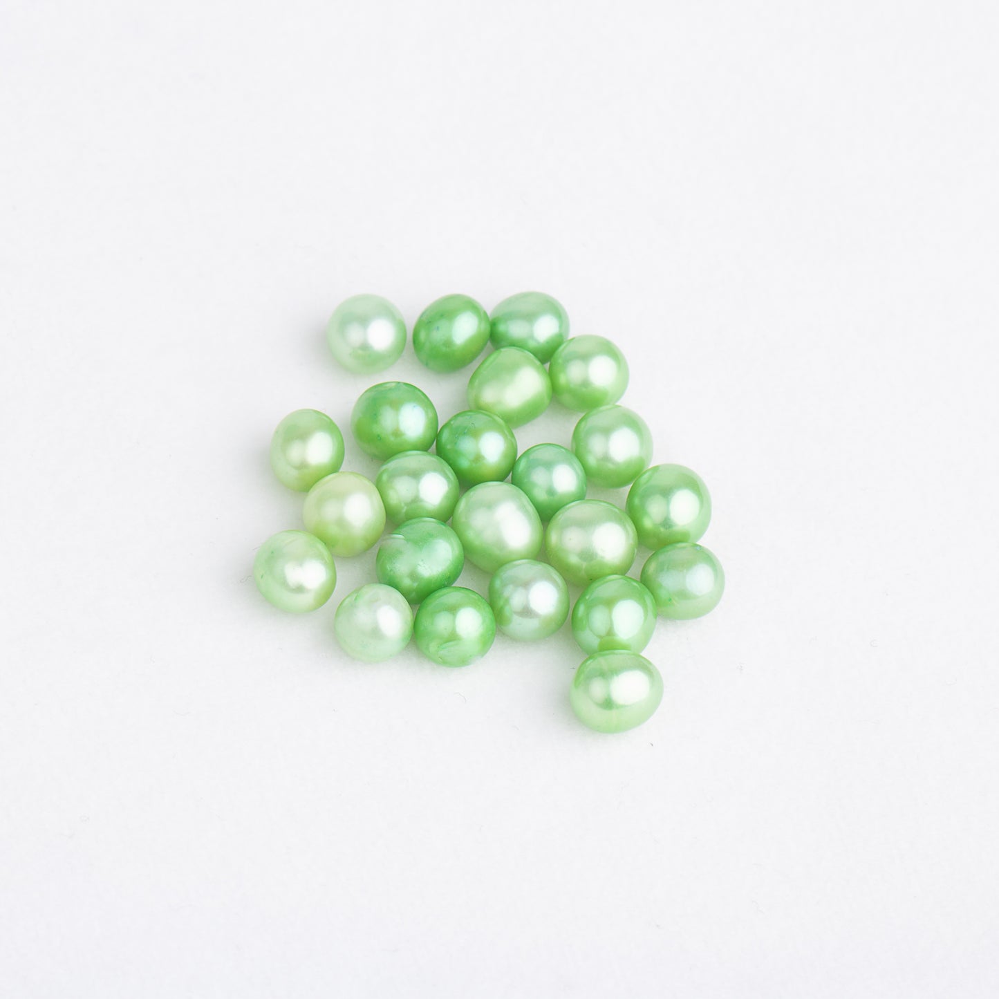 Wholesale 23colors 6-7mm AAA grade loose freshwater pearl round shape no hole bead for pearl party