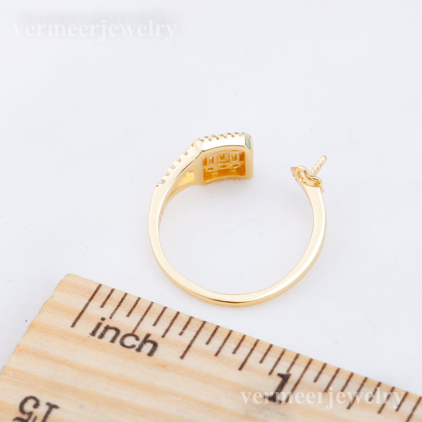 r010908 DIY 6-8mm Natural Freshwater pearl Ring accessory 925 sterling silver Adjustable size engagement jewelry ring for women