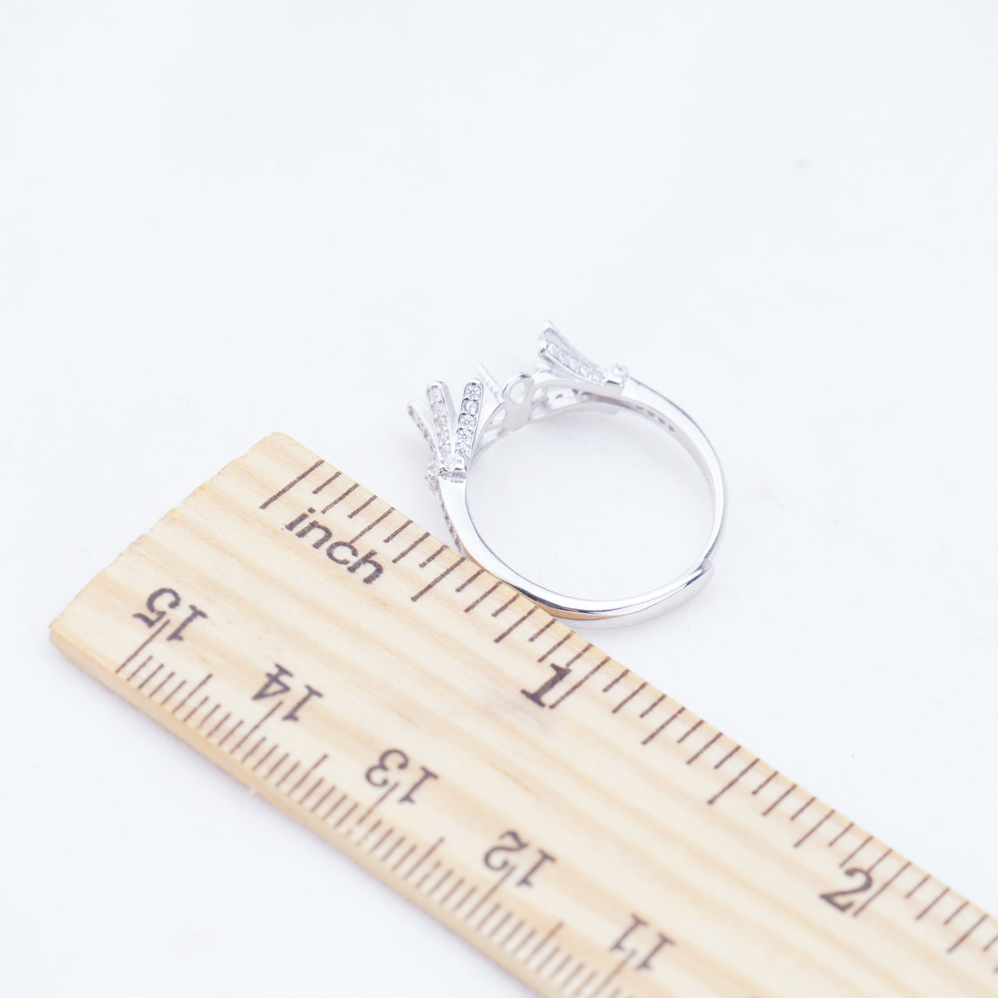 re010935 DIY 9-11mm Natural Freshwater pearl Ring accessory 925 sterling silver Adjustable size engagement ring for women