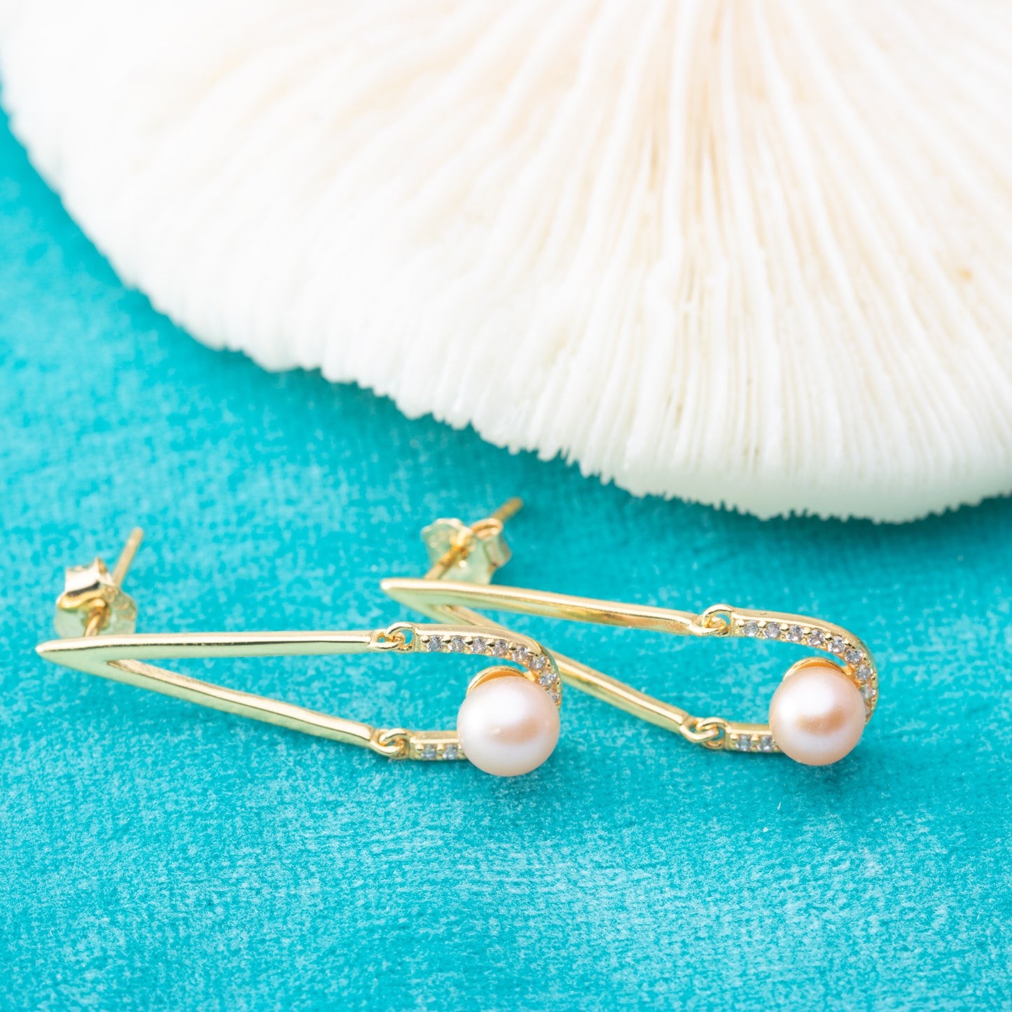 e010828S925 pearl earring 925 sterling silver DIY 3-4mm Natural Freshwater pearl stud earring for women