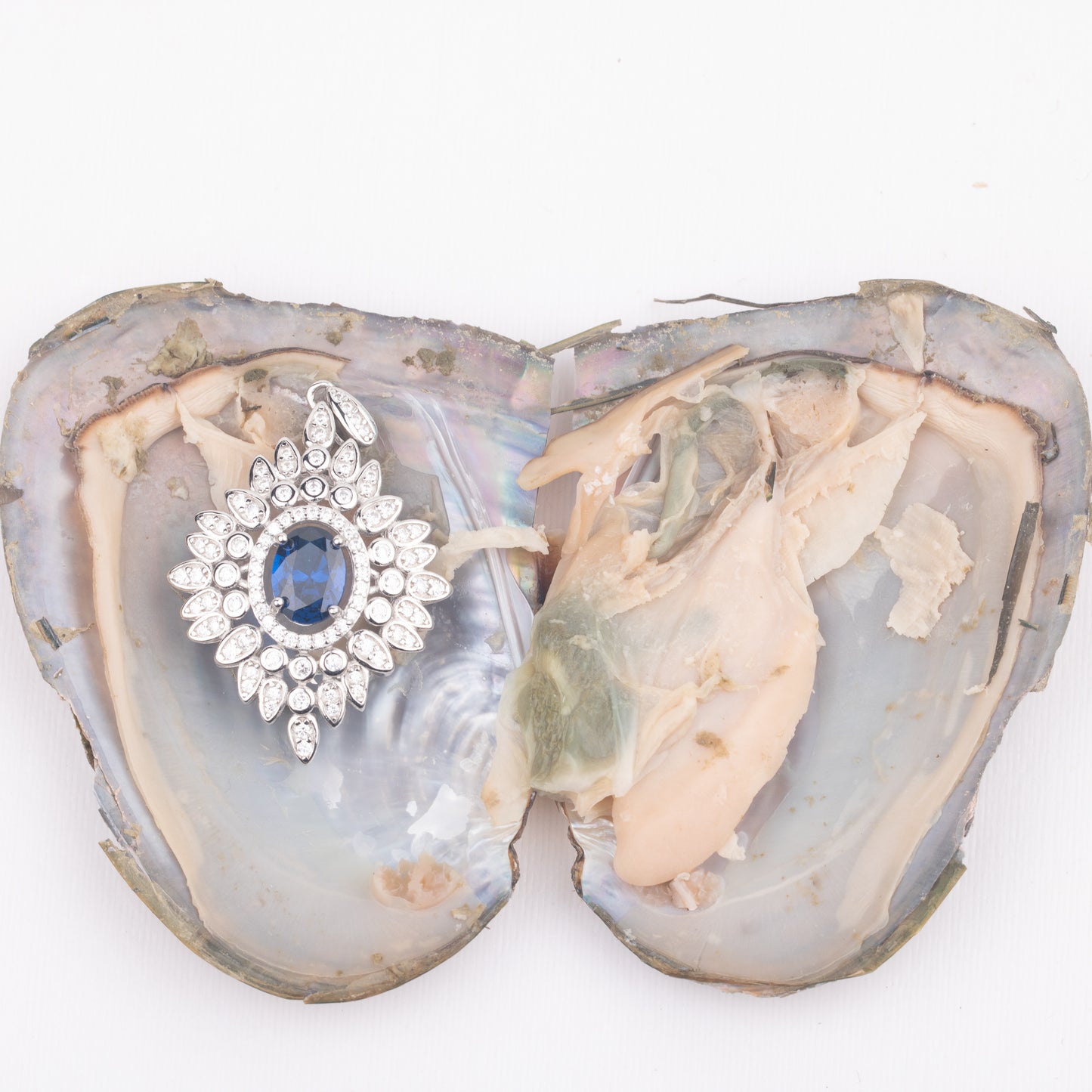 Love Wish Pearl Party Gift Vacuum-packed jewelry Oyster gem fortune oyster gem ring in oyster shell