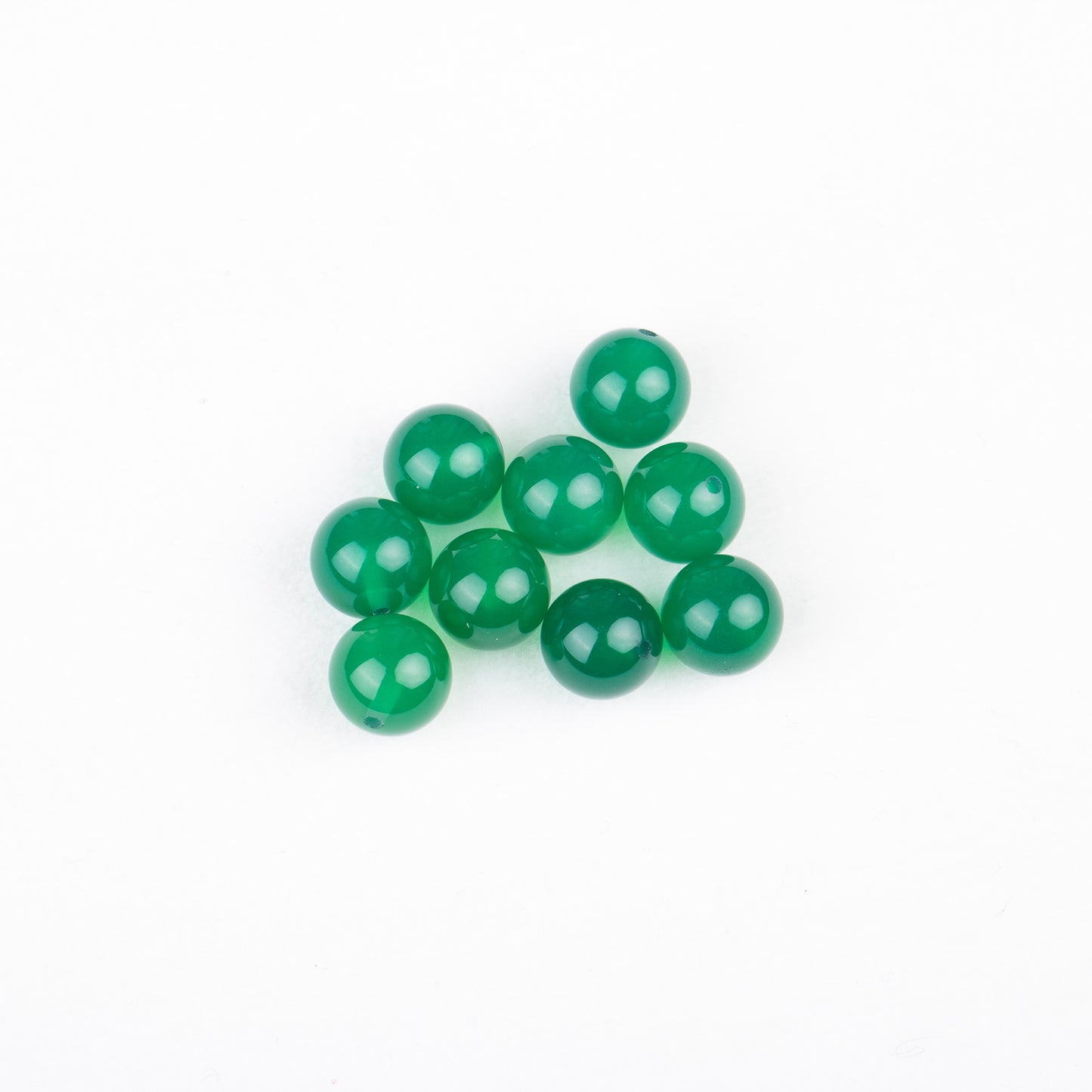 wholesale 8mm round natural stone bead not drill for pearl cage pendant
