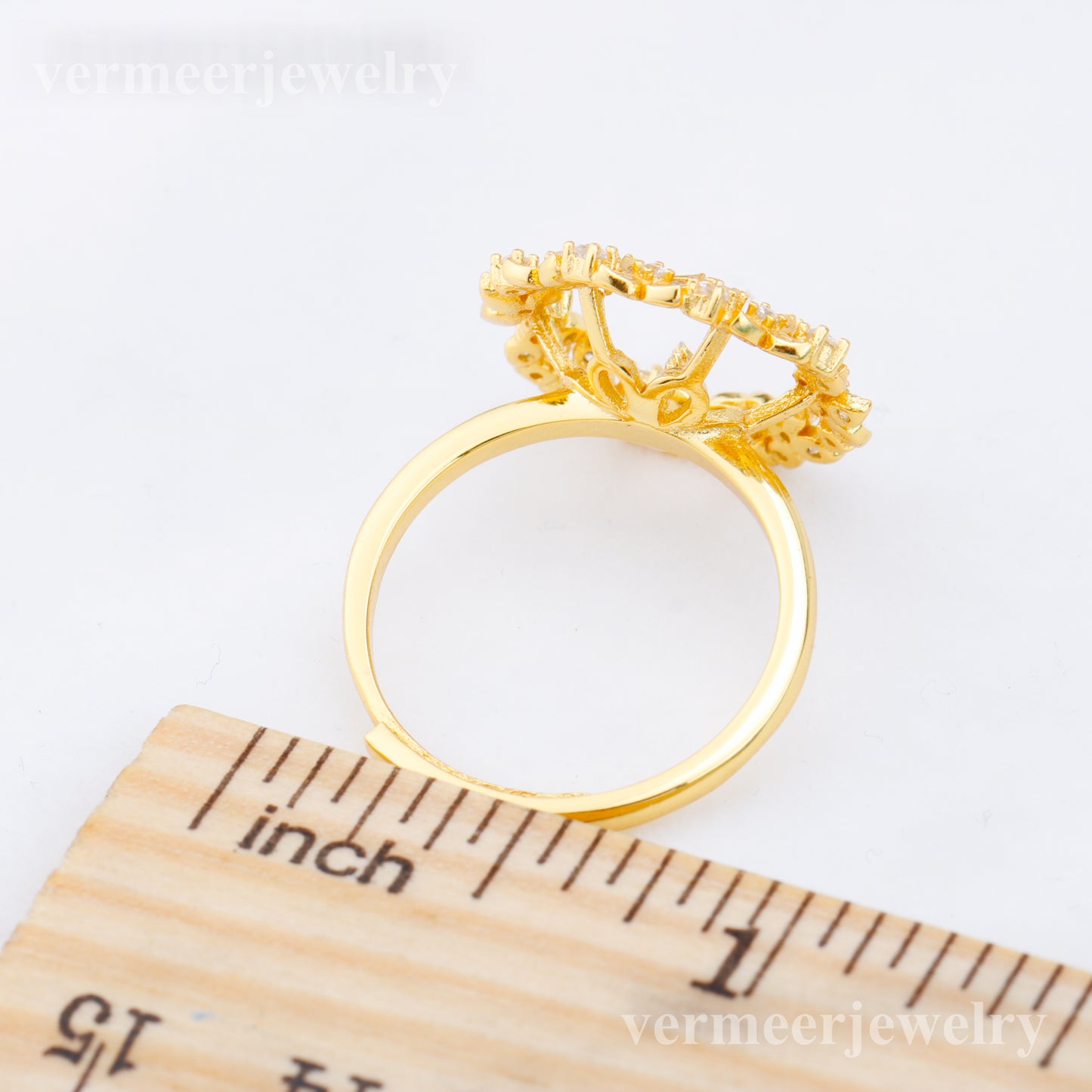 re010912 DIY 9-11mm Natural Freshwater pearl Ring accessory 925 sterling silver Adjustable size engagement ring for women