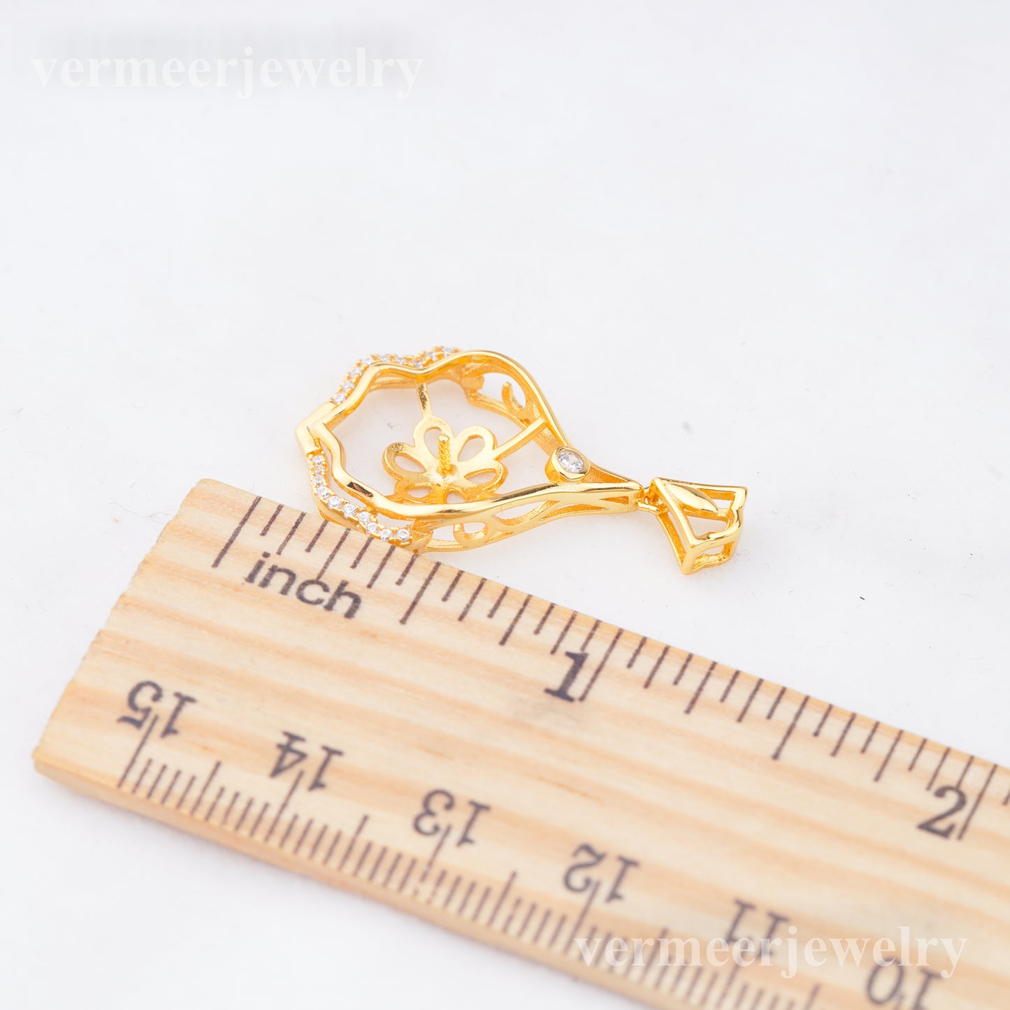 P011055 DIY 6-8mm Natural Freshwater pearl pendant accessory 925 sterling silver engagement jewelry necklace for women