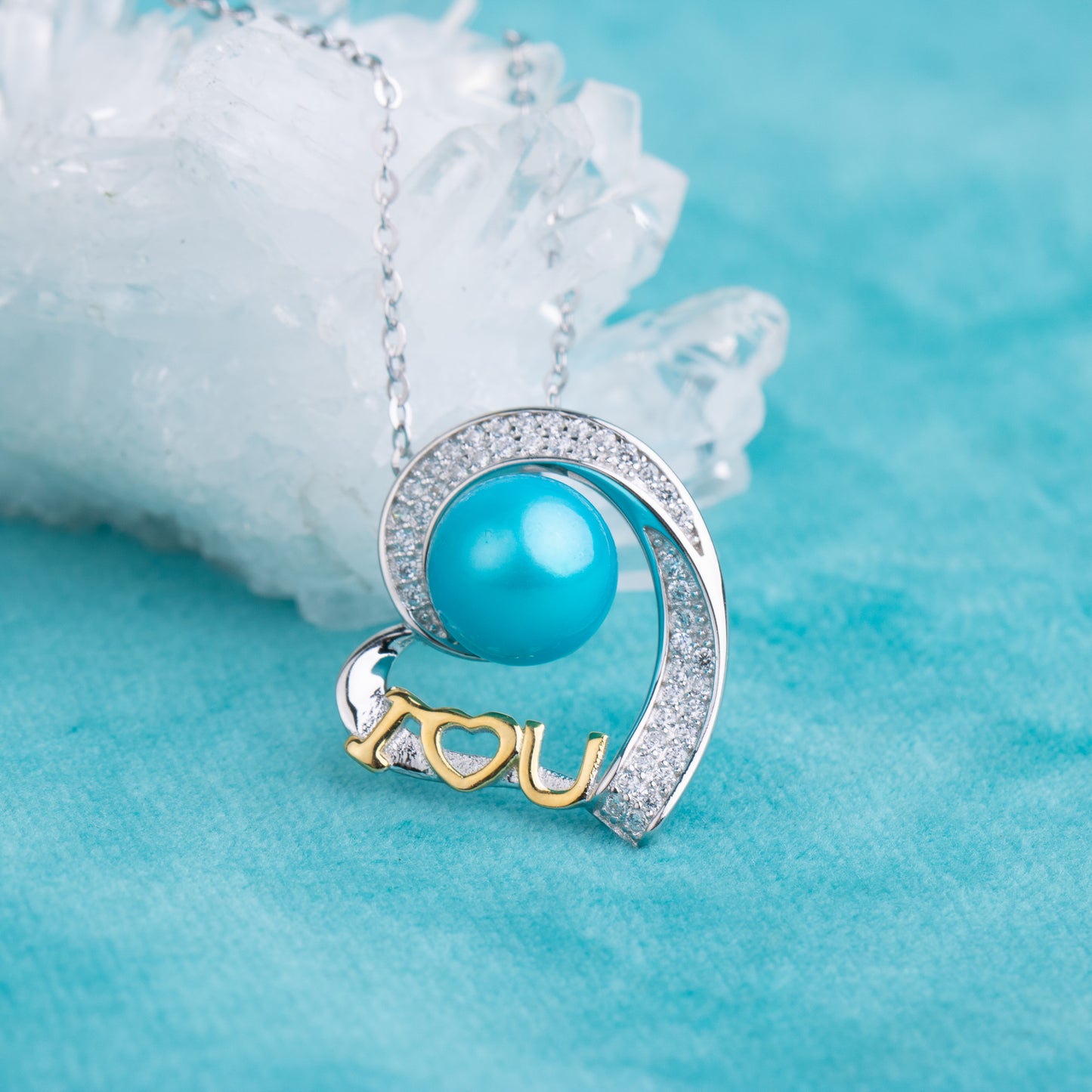 P030461 DIY 7-8mm Natural Freshwater pearl pendant accessory 925 sterling silver engagement jewelry necklace for women