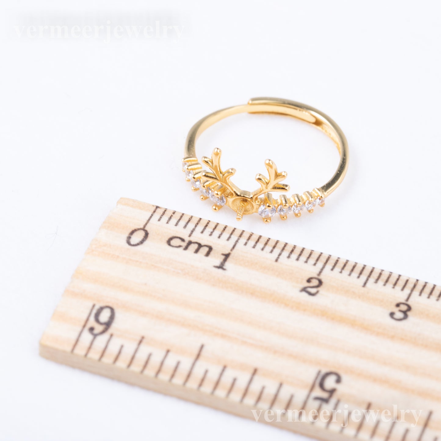 r010886 DIY4-5mm Natural Freshwater pearl Ring accessory 925 sterling silver Adjustable size engagement jewelry ring for women