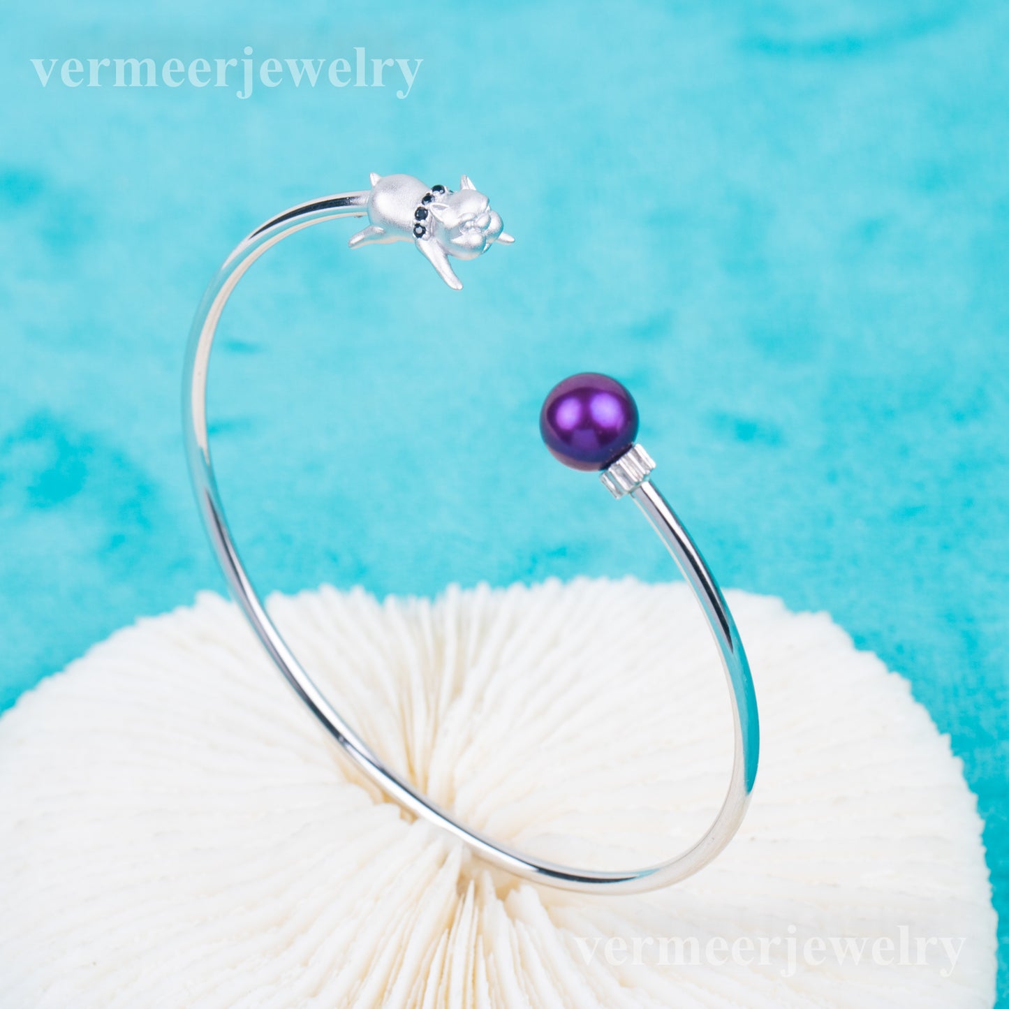 b040224 DIY 7-8mm Natural Freshwater pearl bracelet accessory 925 sterling silver adjustable chain bracelet for women