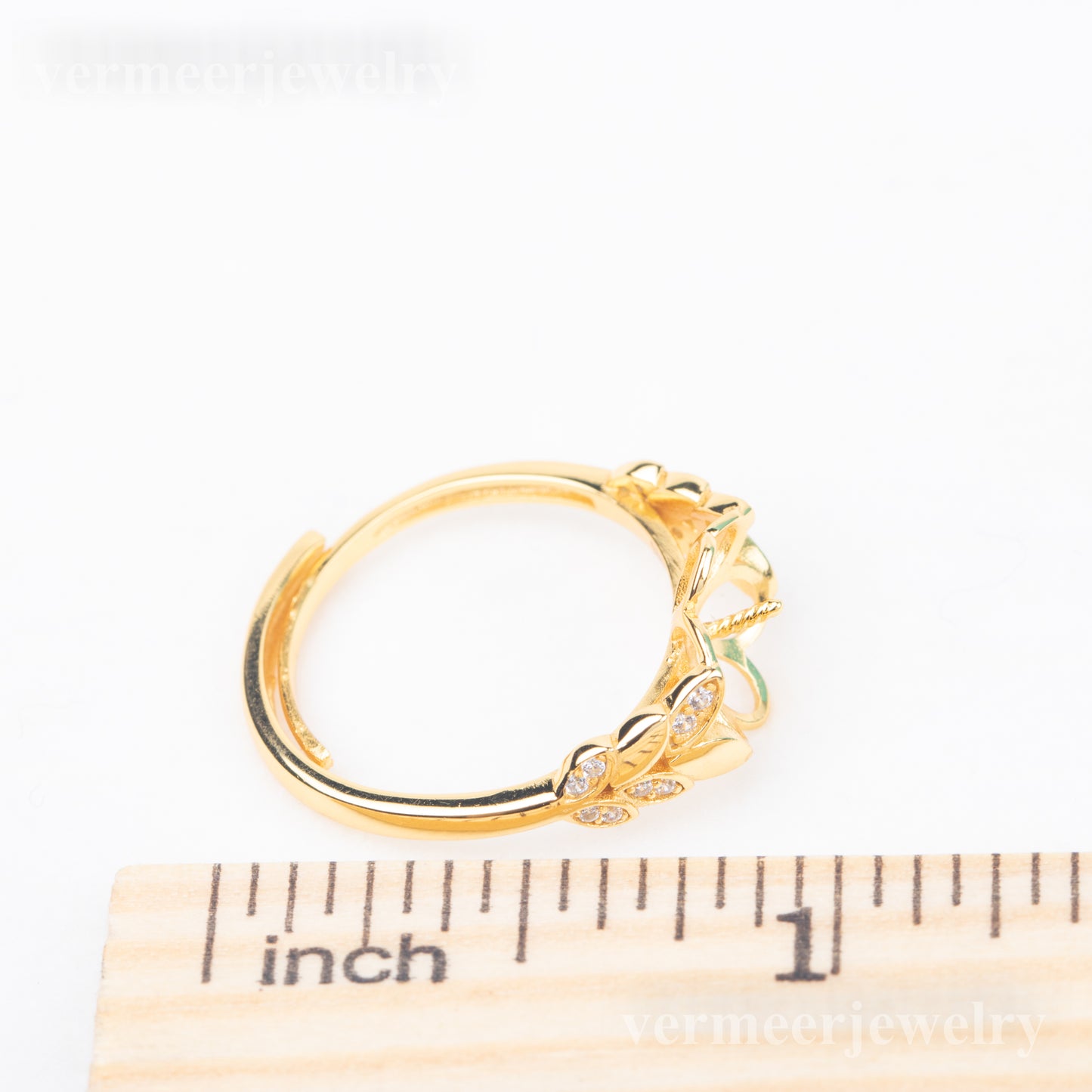 re010850DIY 9-11mm Natural Freshwater pearl Ring accessory 925 sterling silver Adjustable size engagement jewelry ring for women