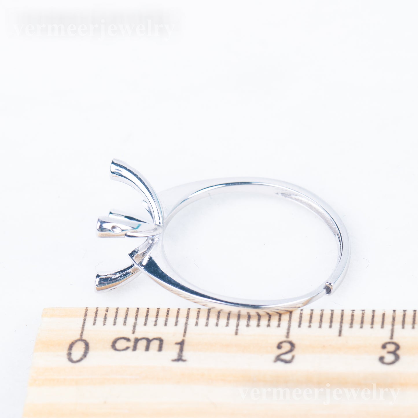 r010833 DIY 7-8mm Natural Freshwater pearl Ring accessory 925 sterling silver Adjustable size engagement jewelry ring for women