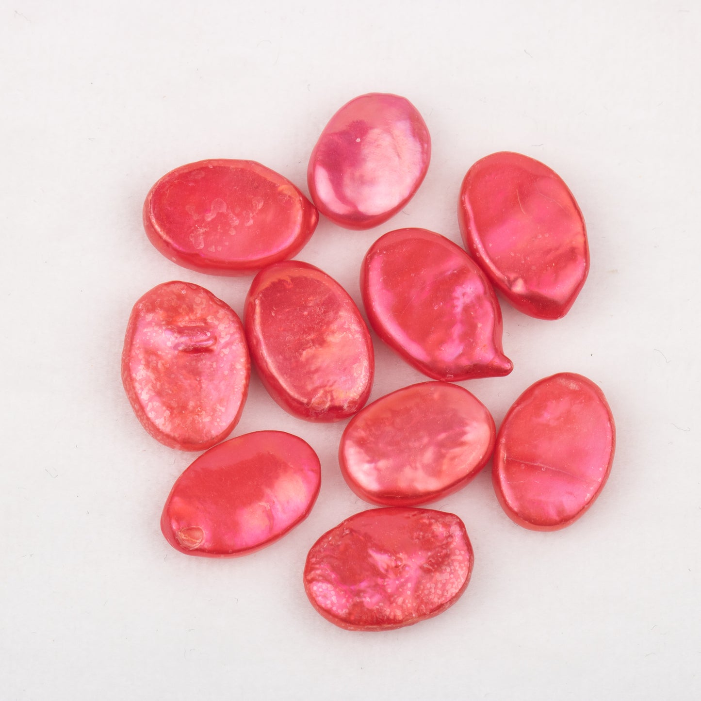 Wholesale 10colors 8-11mm loose freshwater oval shape baroque pearl no hole for pearl party