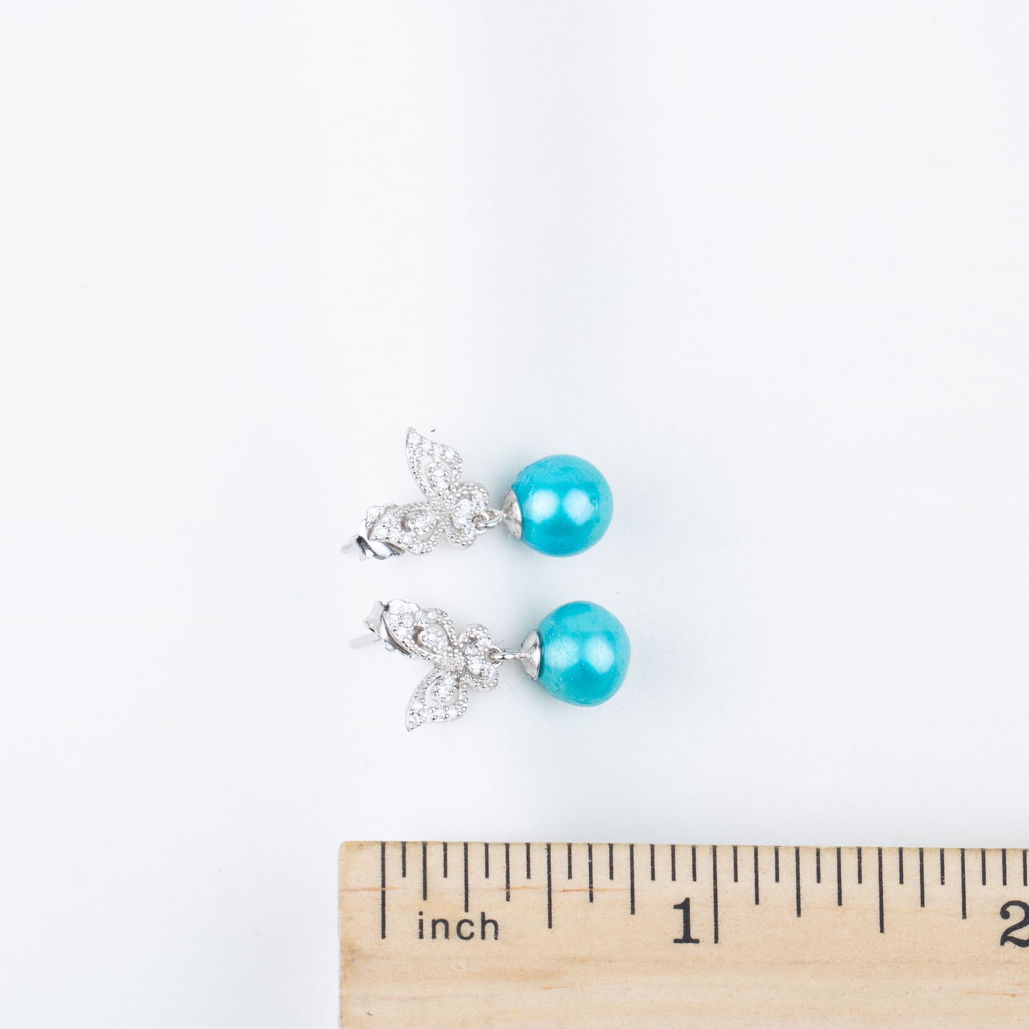 S010034 DIY 7-8mm Natural Freshwater pearl jewelry set butterfly shape 925 sterling silver engagement jewelry necklace for women