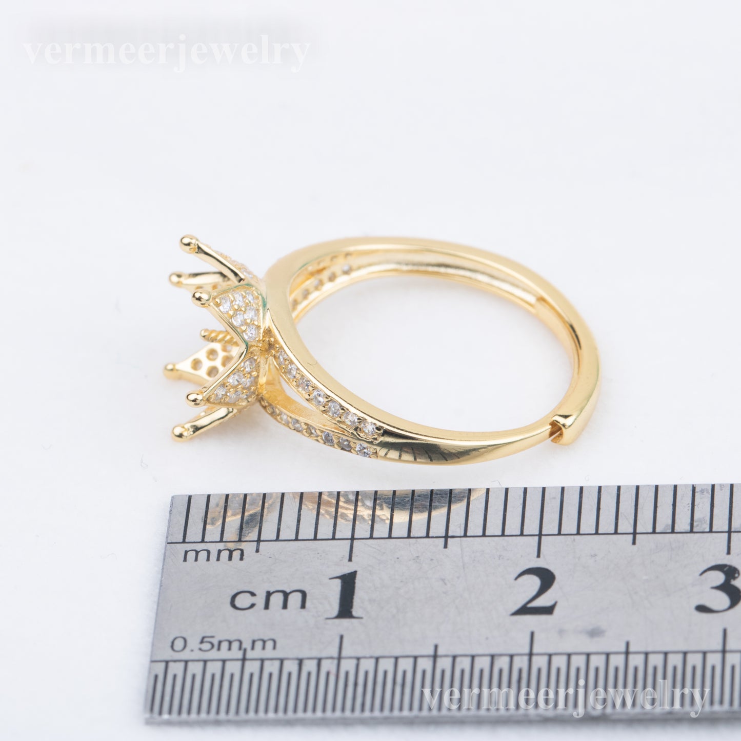 r010808 DIY 7-8mm Natural Freshwater pearl Ring accessory 925 sterling silver Adjustable size engagement jewelry ring for women