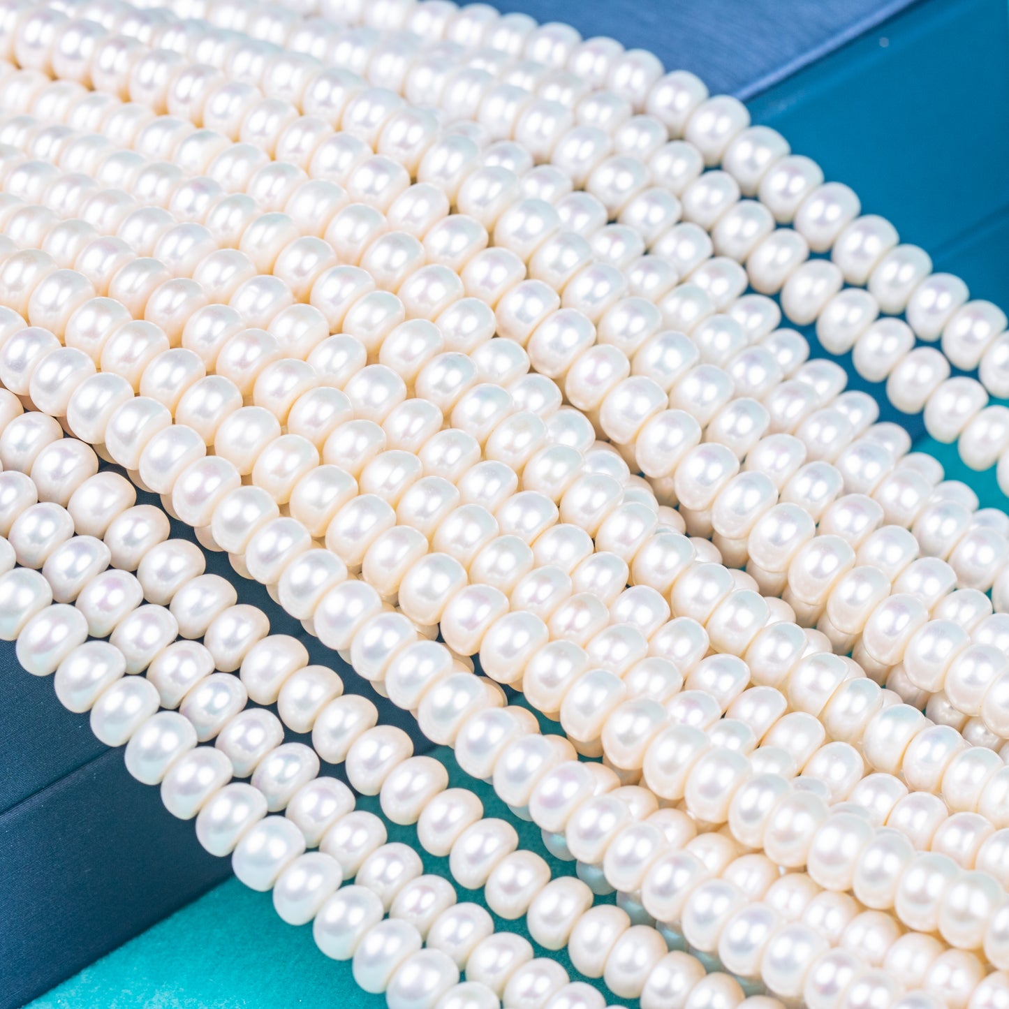 925 silver clasp white button AAA real natural 6-7 mm pearl women jewelry necklace set