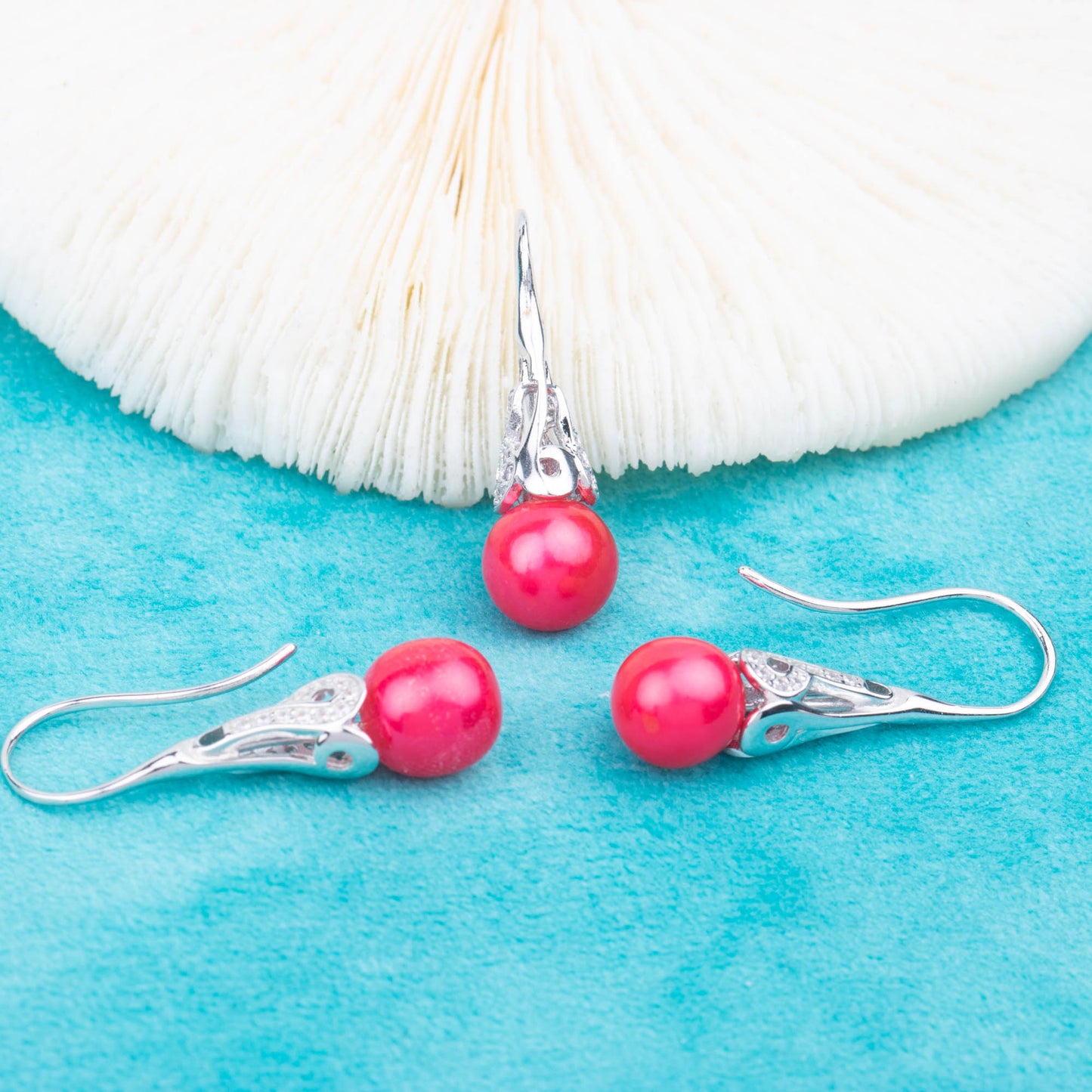 S030051 DIY 7-8mm Natural Freshwater pearl jewelry set 925 sterling silver engagement jewelry necklace for women