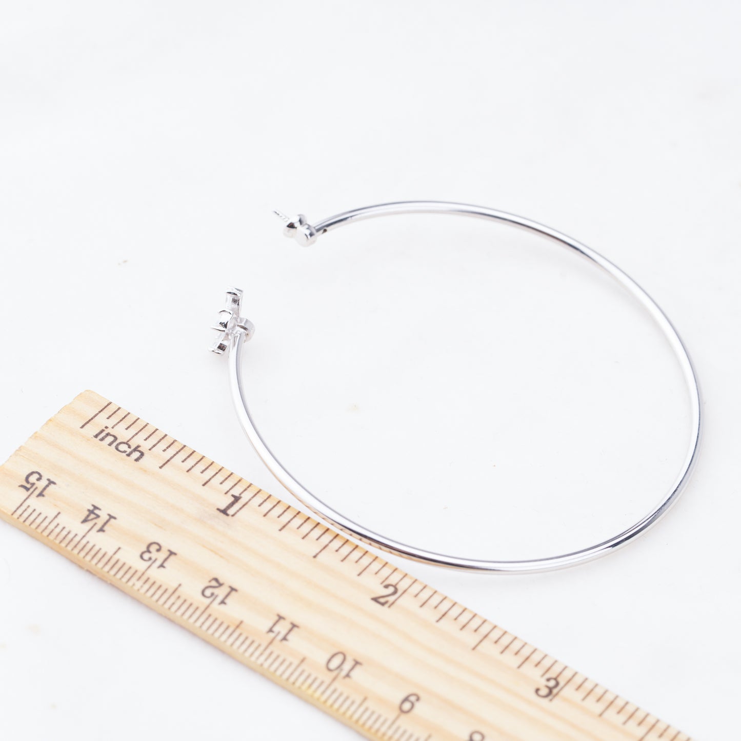 b010229 DIY 7-8mm Natural Freshwater pearl bracelet accessory 925 sterling silver adjustable chain bracelet for women