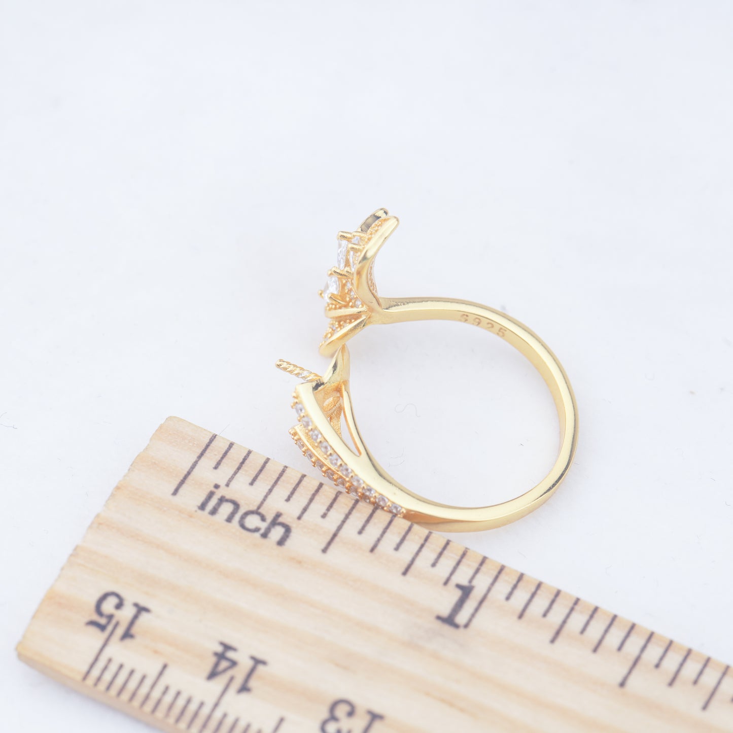 re010953 DIY 9-11mm Natural Freshwater pearl Ring accessory 925 sterling silver Adjustable size engagement ring for women