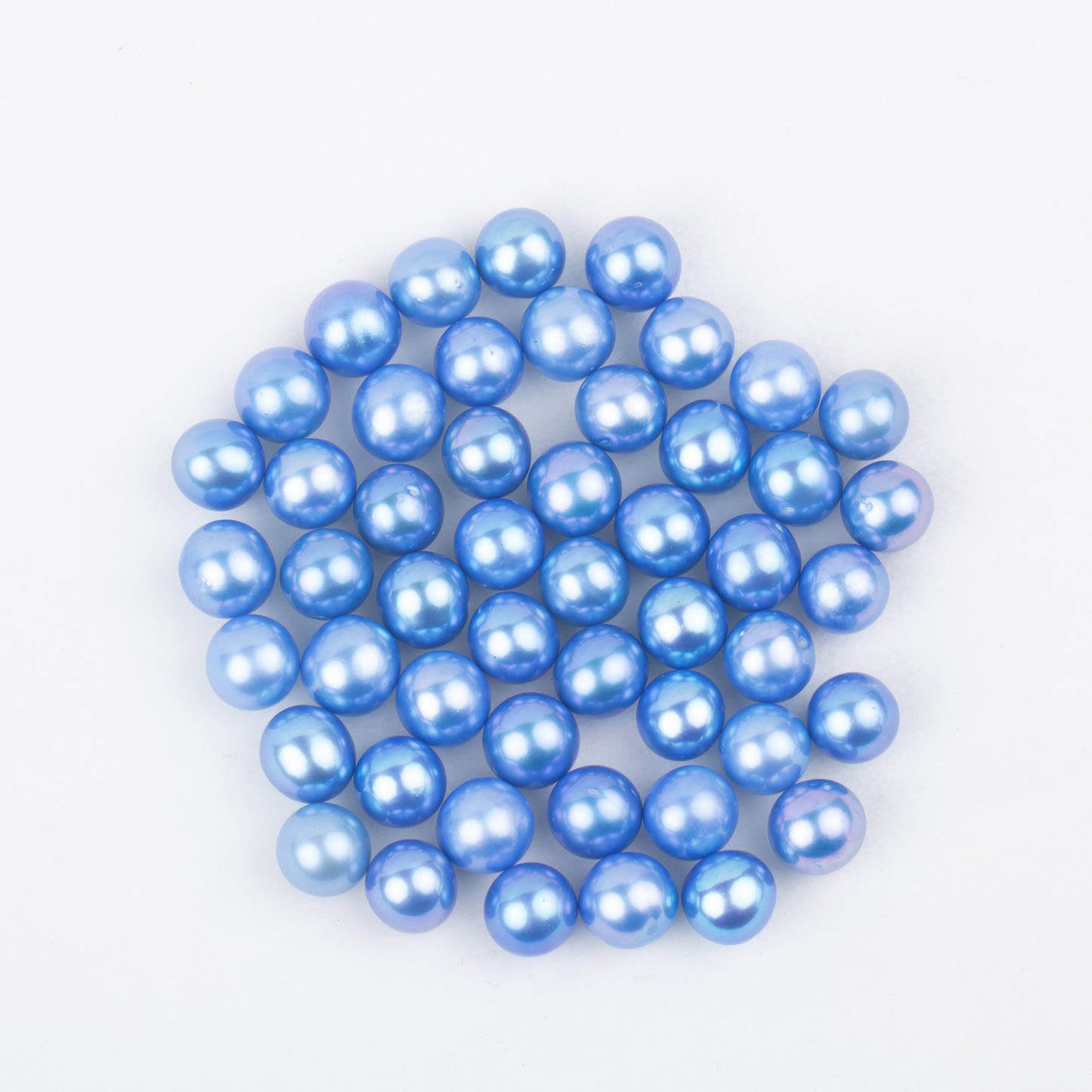 Wholesale 24colors 6-7mm AAAA+ grade loose freshwater pearl round shape no hole bead for pearl party