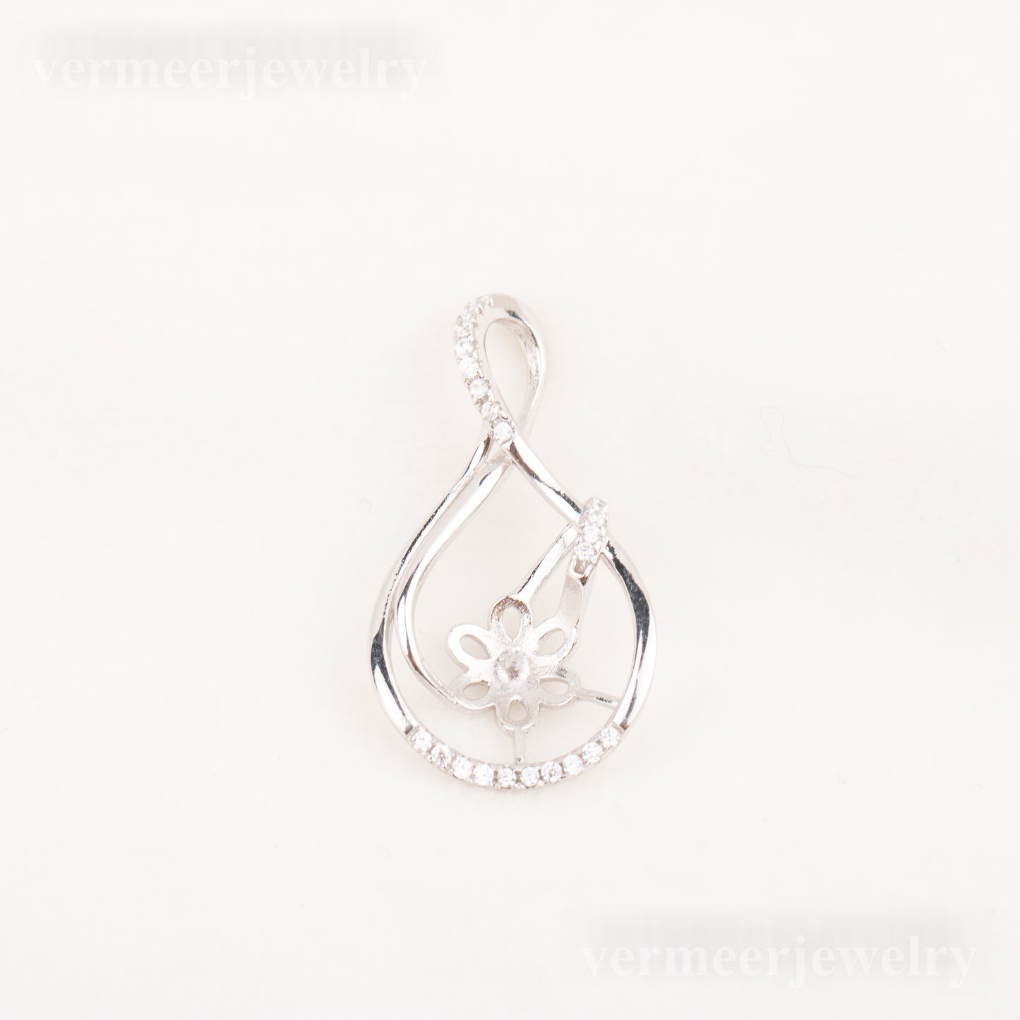 P010782 DIY 9-12mm Natural Freshwater pearl pendant accessory 925 sterling silver engagement jewelry necklace for women