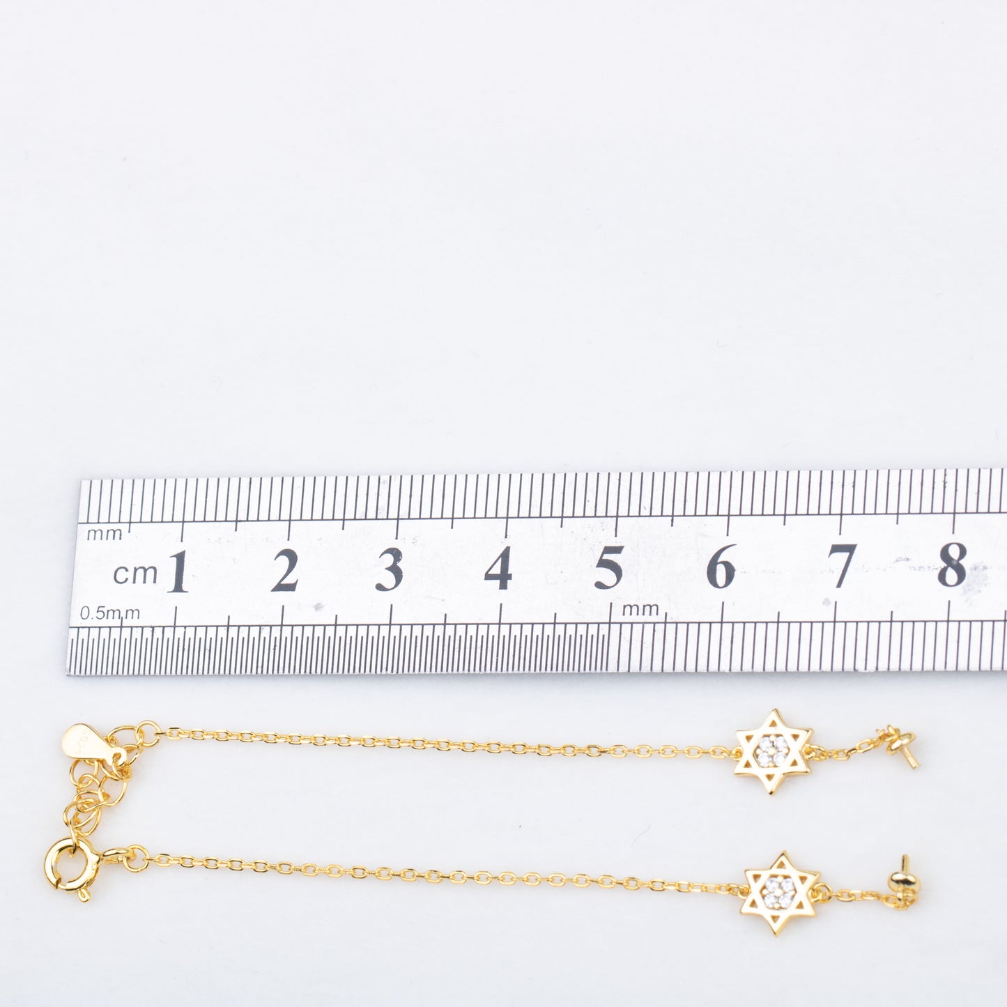 b010209 DIY 7-8mm Natural Freshwater pearl bracelet accessory 925 sterling silver adjustable chain bracelet for women