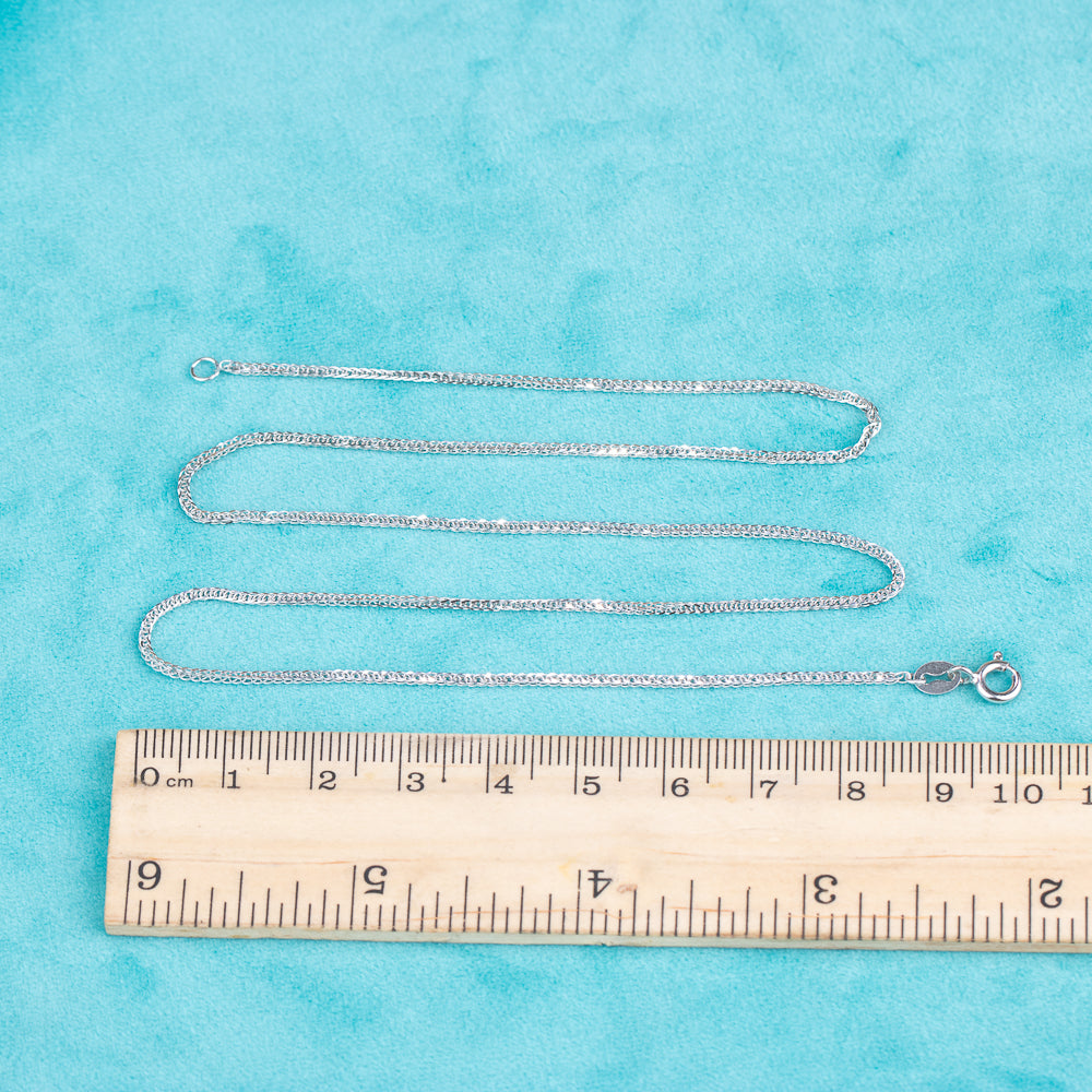 Vermeer Jewelry S925 Pure Sterling Silver chopon Chain Necklace for jewelry diy