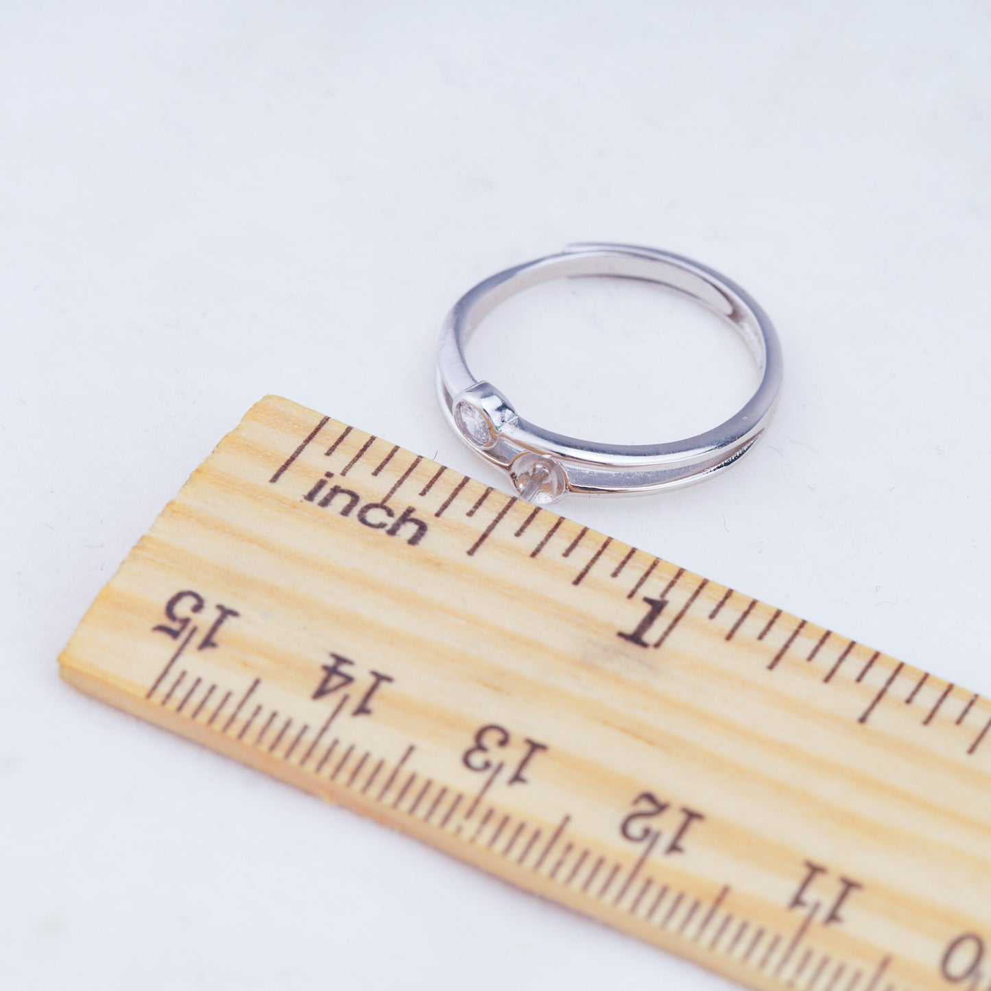 r010919 DIY 6-8mm Natural Freshwater pearl Ring accessory 925 sterling silver Adjustable size engagement jewelry ring for women