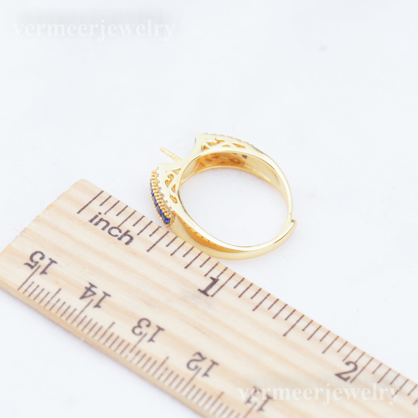re010939 DIY 9-11mm Natural Freshwater pearl Ring accessory 925 sterling silver Adjustable size engagement ring for women