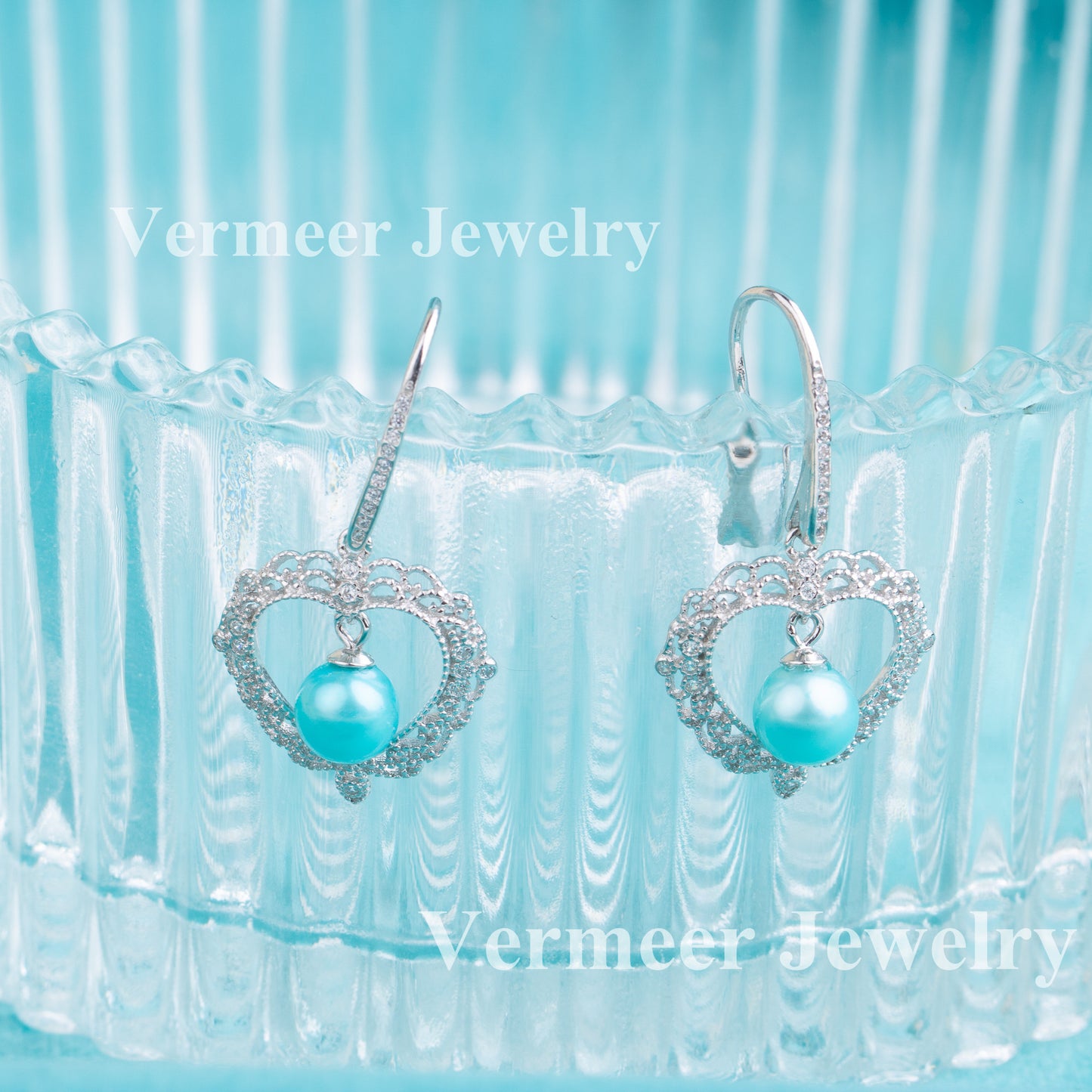 e010501 S925 pearl earring 925 sterling silver DIY 7-8mm Natural Freshwater pearl earring hook for women